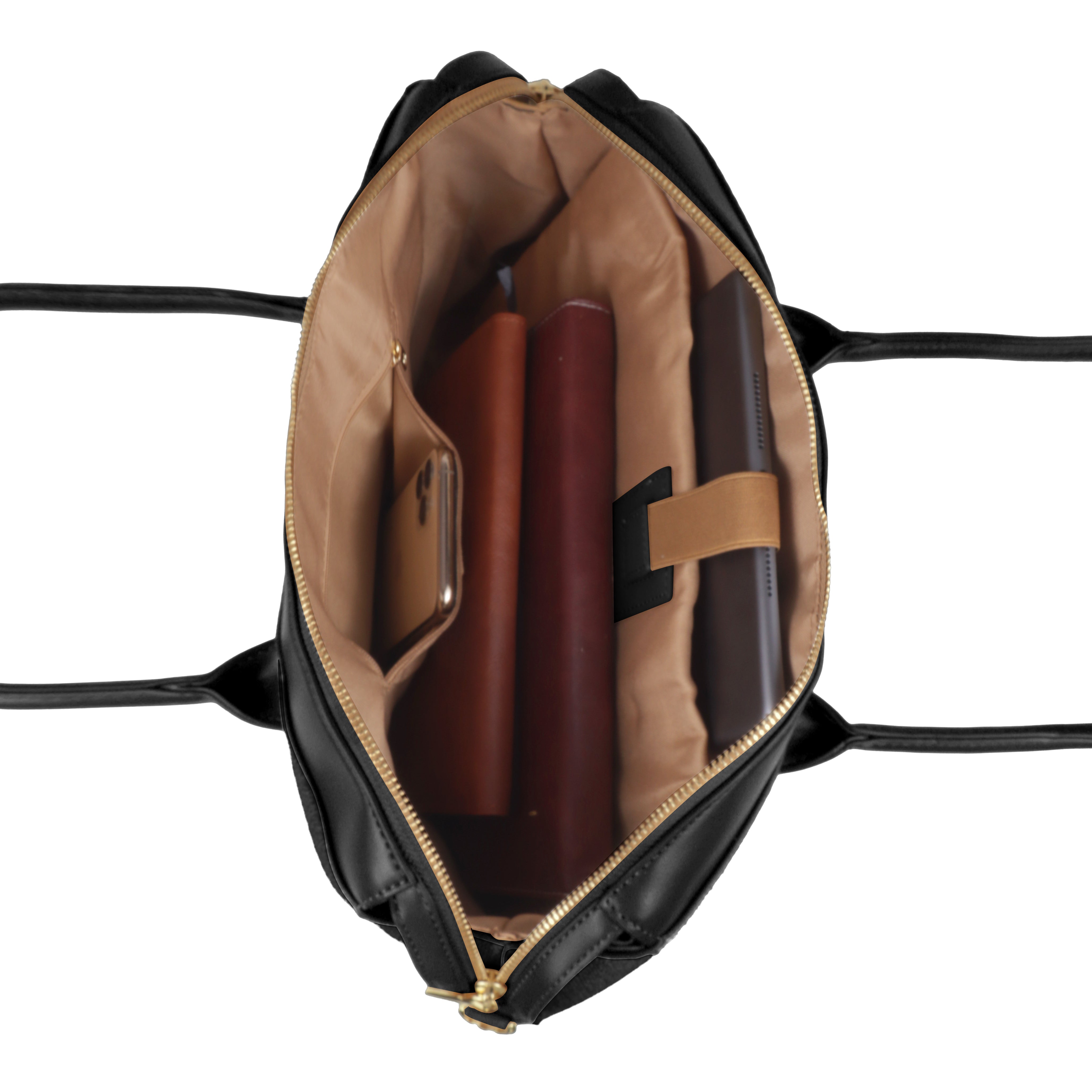 Magnolia Elegant Structured Handbag for Women - Premium Shoulder Tote with Top Handles & Detachable Strap