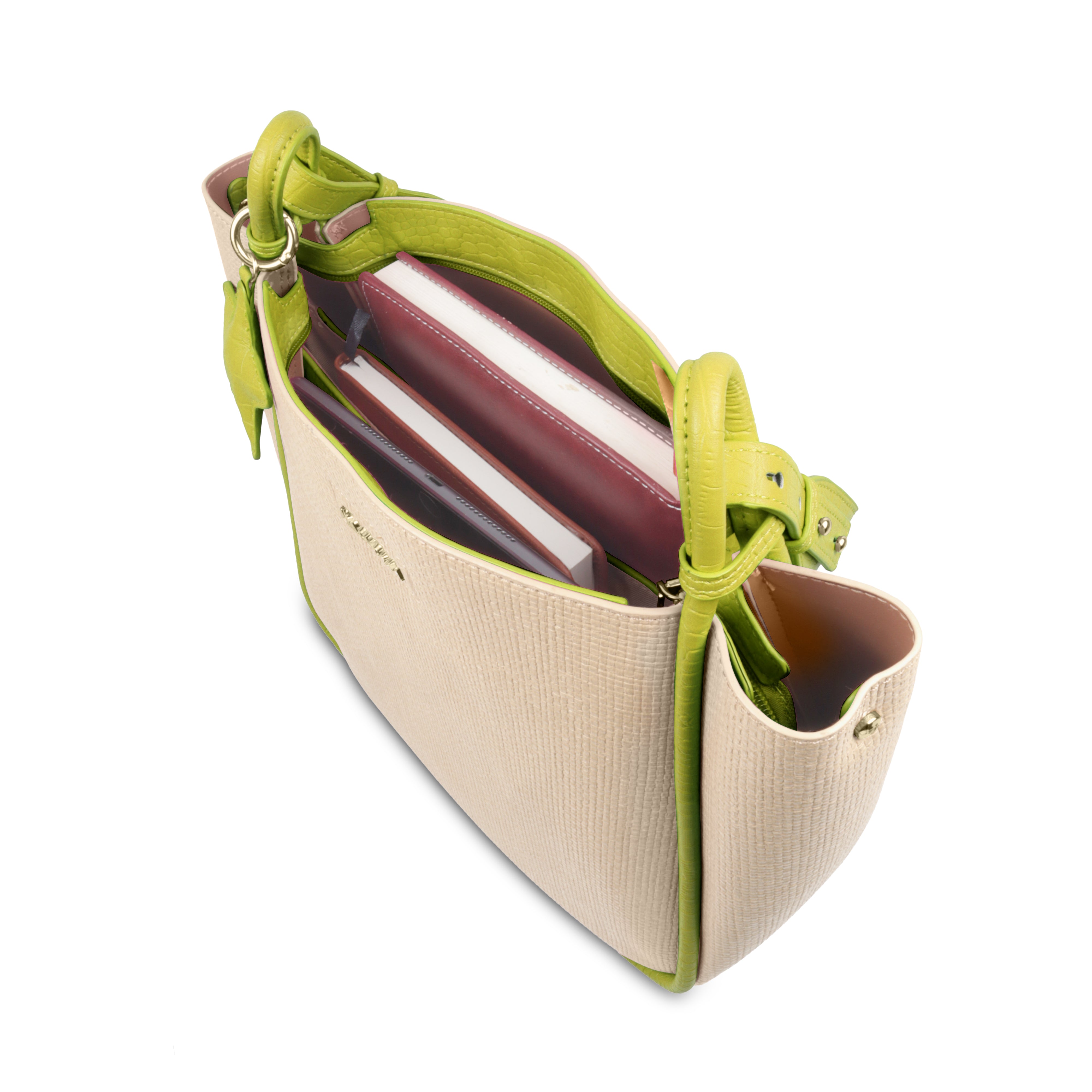 Stylish Leather Tote Bag with Star Charm & Spacious Interior