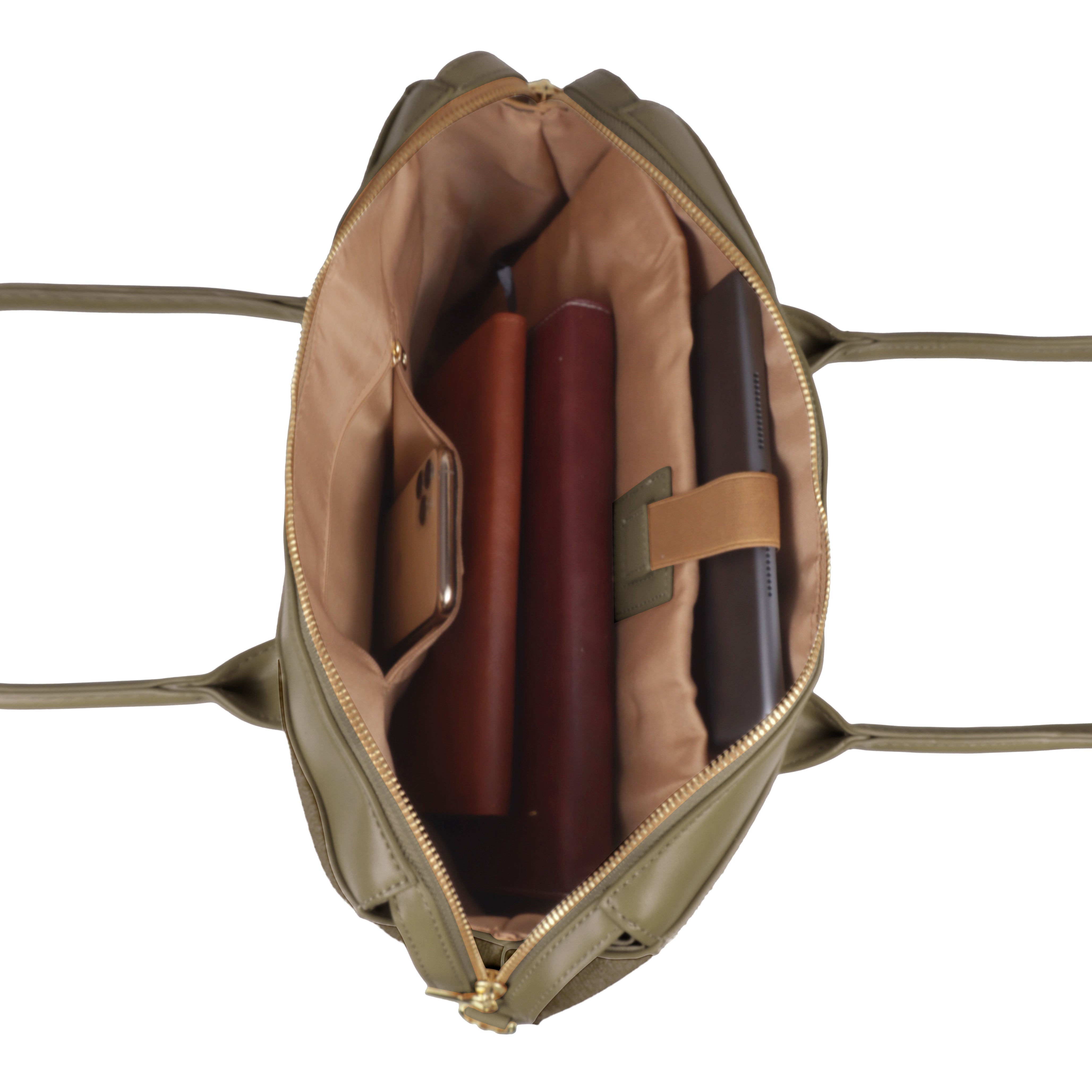 Magnolia Elegant Structured Handbag for Women - Premium Shoulder Tote with Top Handles & Detachable Strap