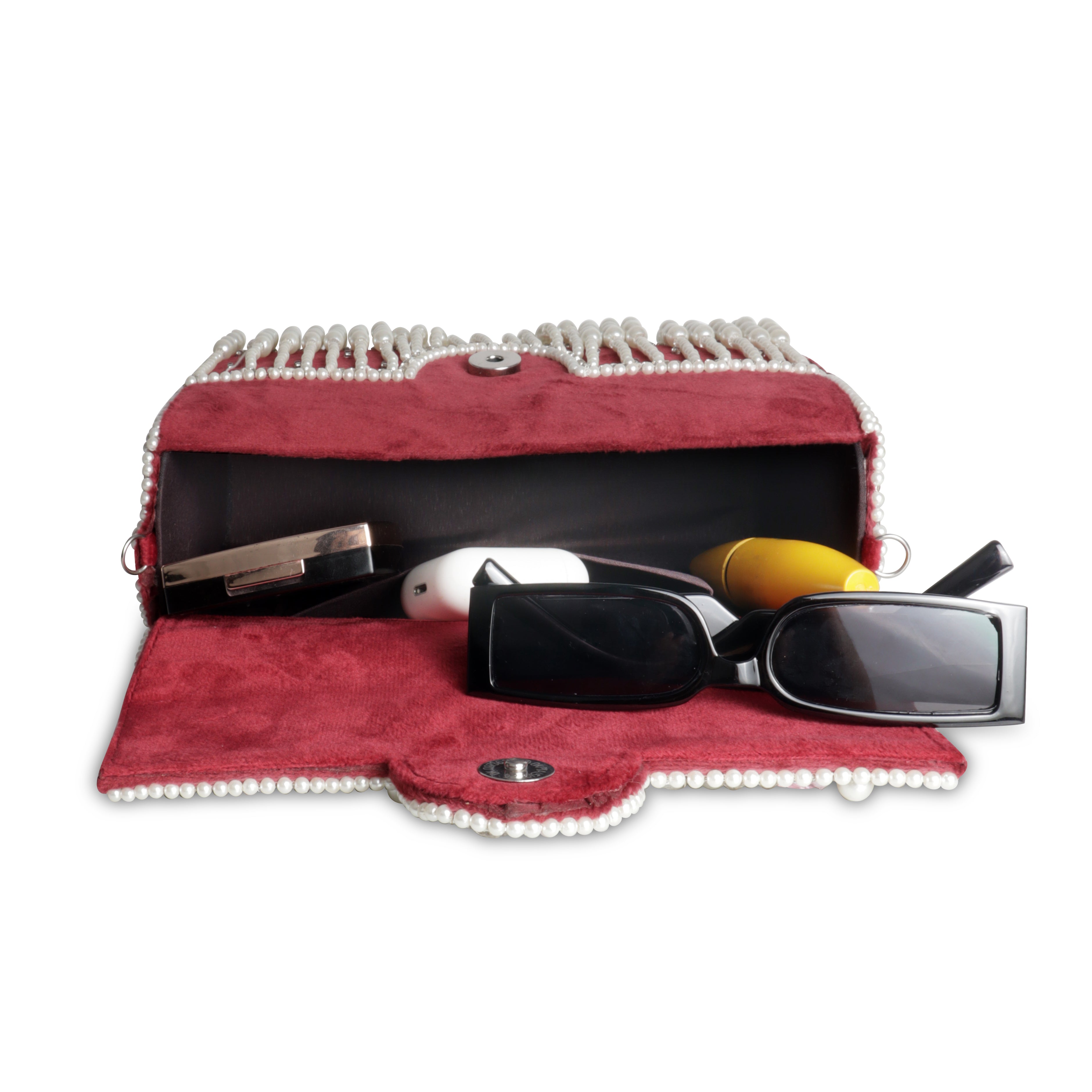 Magnolia Traditional Potli Style Handbag with Beadwork