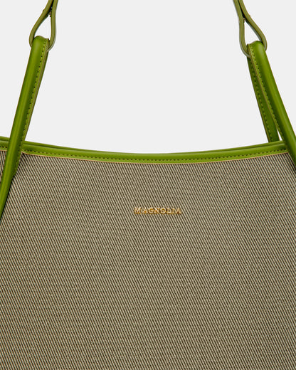 Magnolia Stylish & Spacious Tote Bag for Women | Green