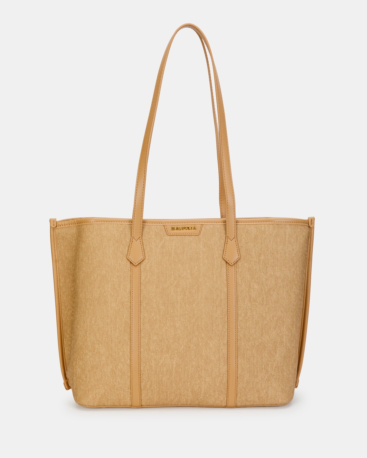 Magnolia Tote Bag – Stylish & Spacious Handbag with PU Leather Straps