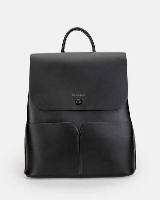 Magnolia Stylish PU Leather Backpack Spacious & Trendy Travel Bag for Women