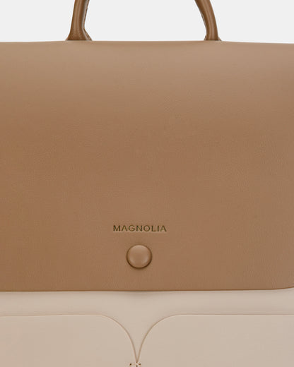 Magnolia Stylish PU Leather Backpack Spacious & Trendy Travel Bag for Women