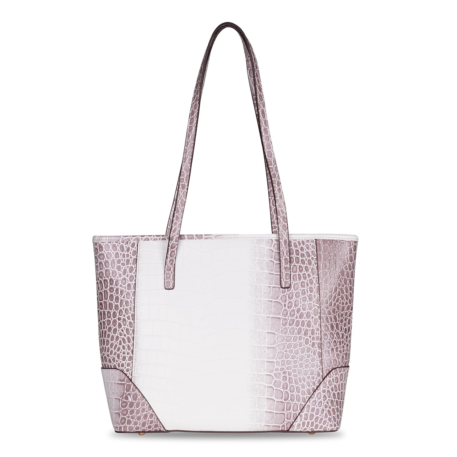 Magnolia Radiant Rivet Tote Bag / Croco Tote Large Bag (MG-7078)
