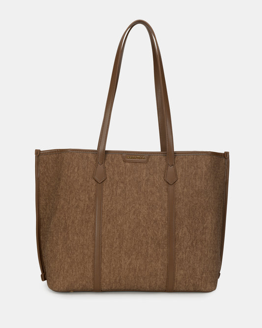 Magnolia Tote Bag – Stylish & Spacious Handbag with PU Leather Straps
