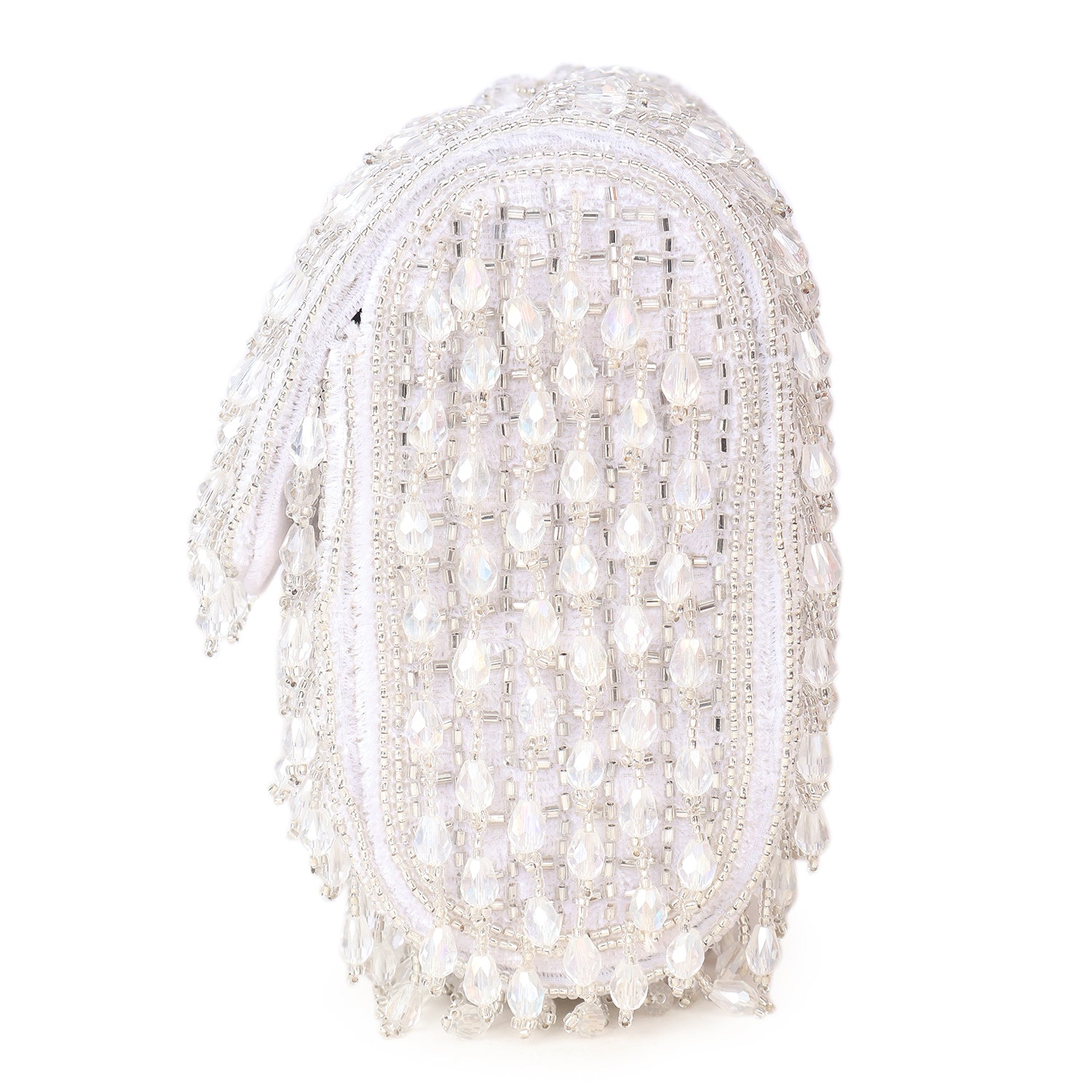 Magnolia Fringe Drop Bead Clutch