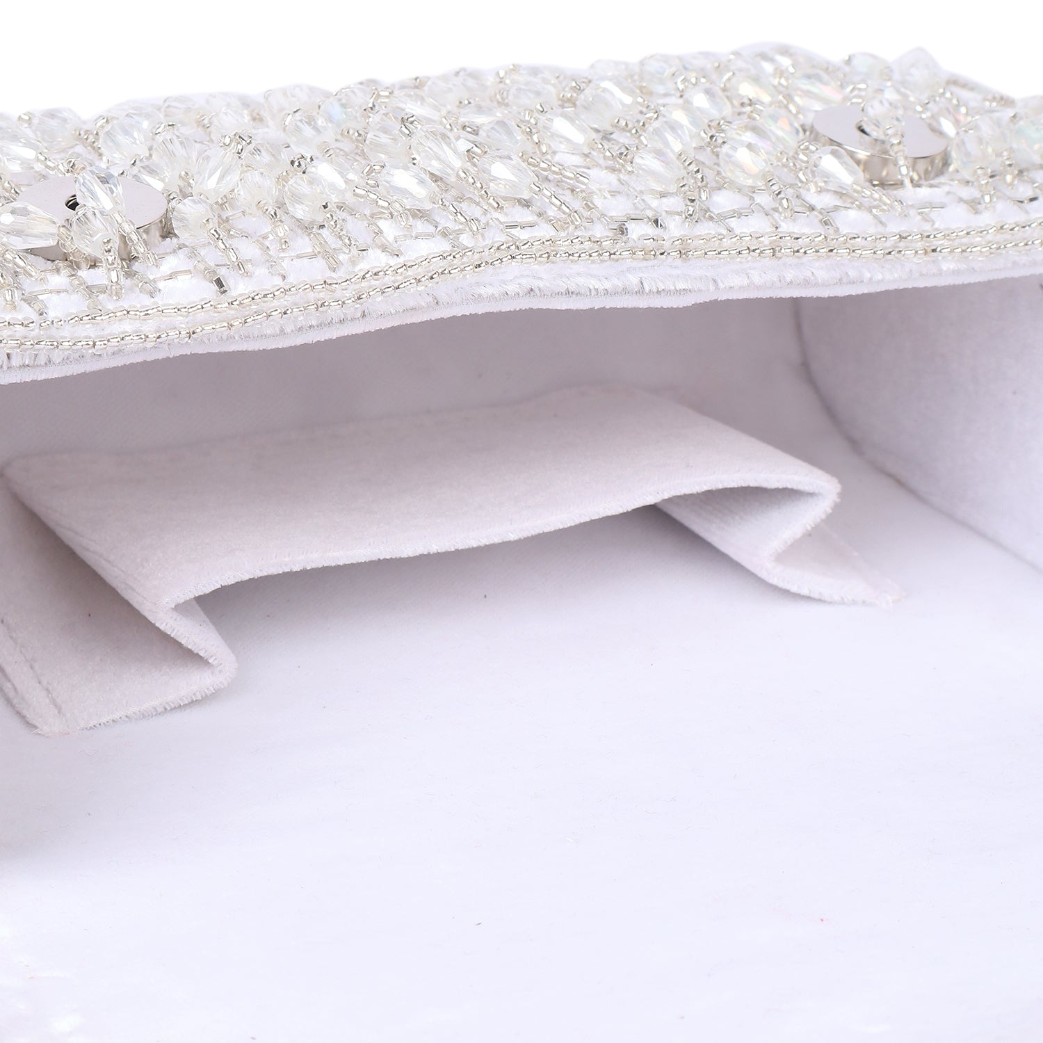 Magnolia Fringe Drop Bead Clutch