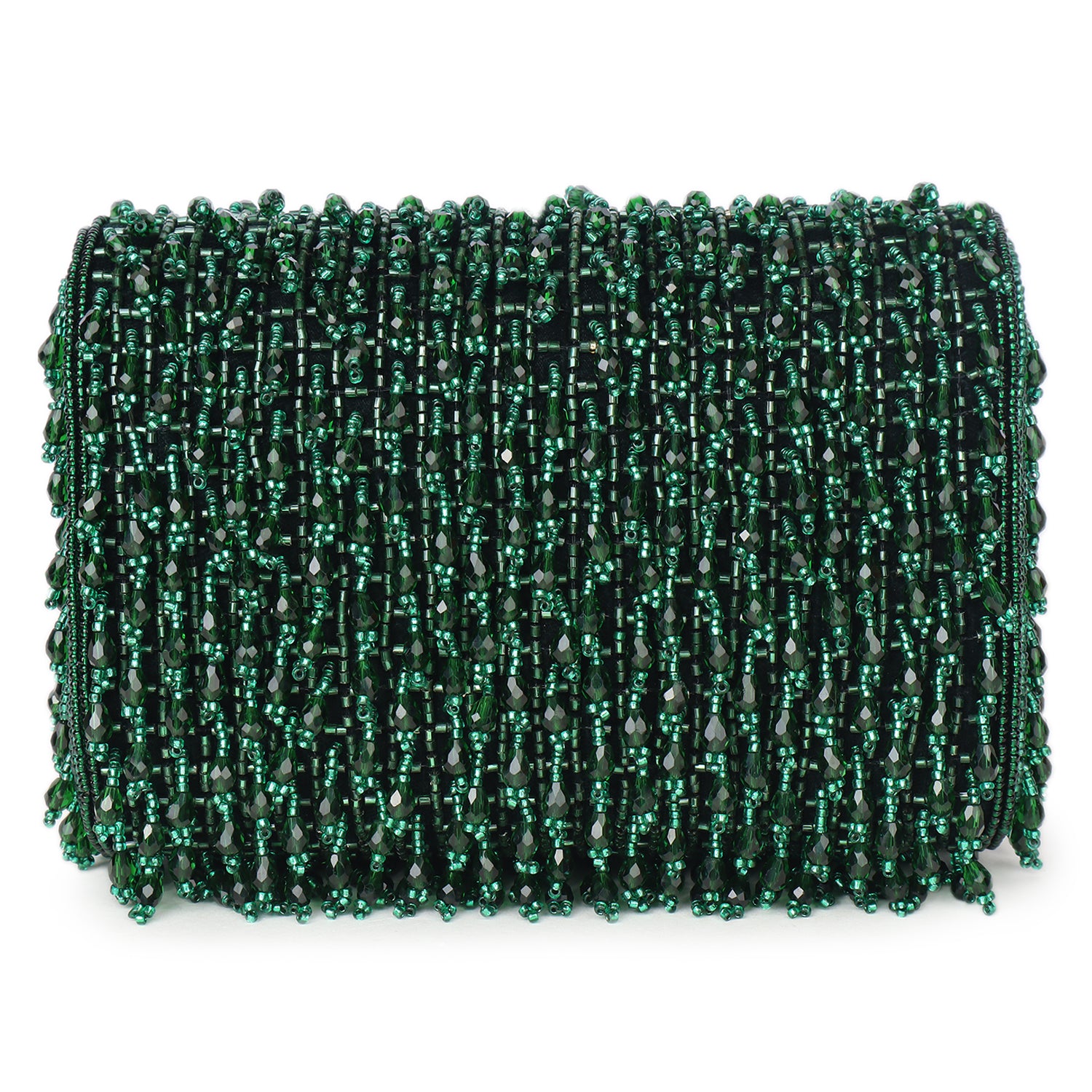 Fringe Drop Bead Clutch