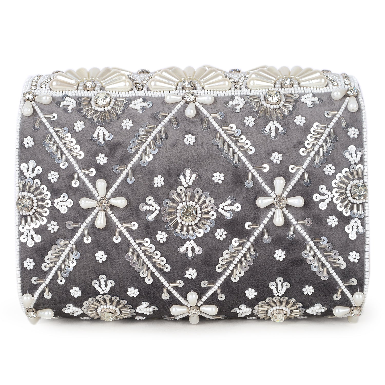 Magnolia Pearl Beaded Clutch