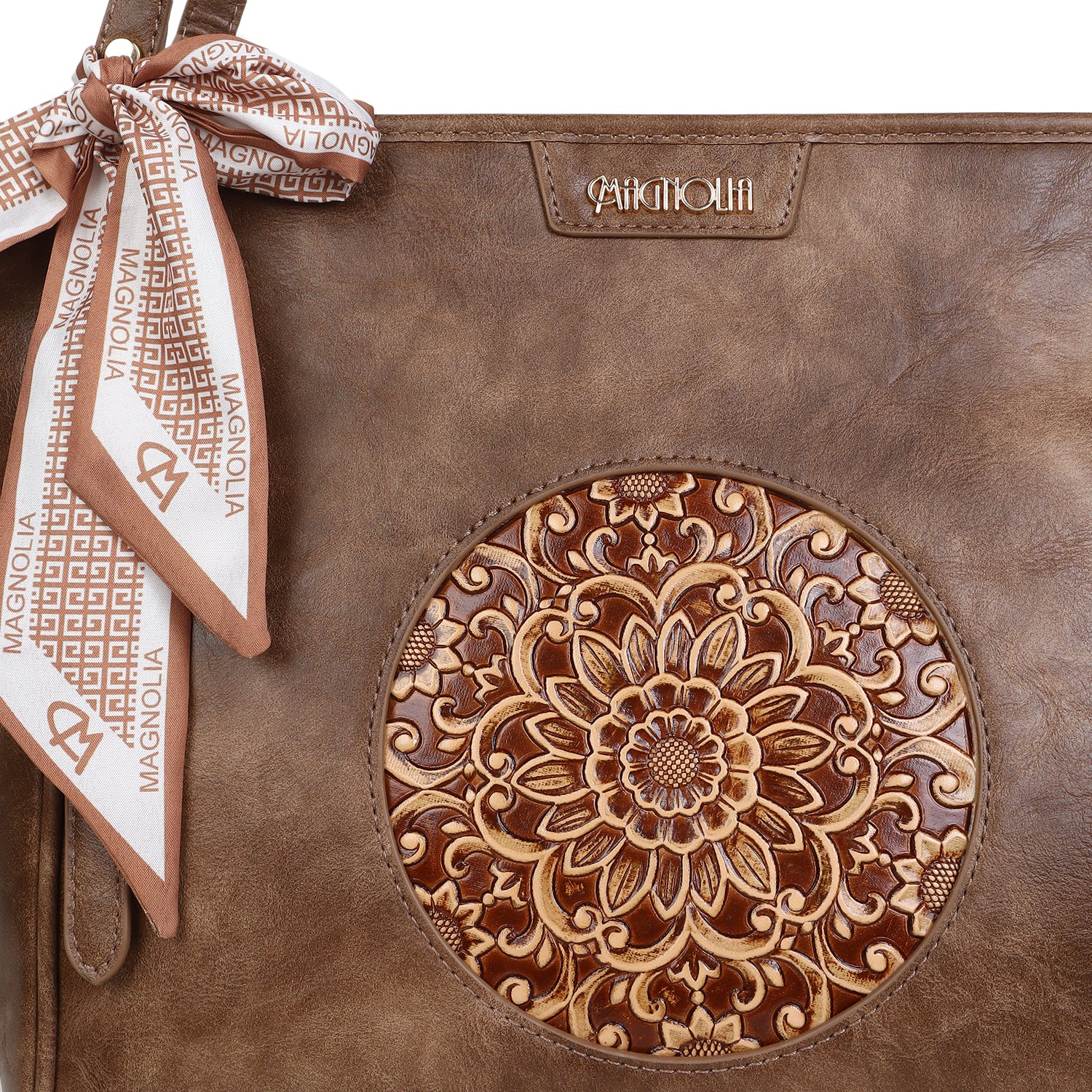 Magnolia Roch Tote Bag Brown