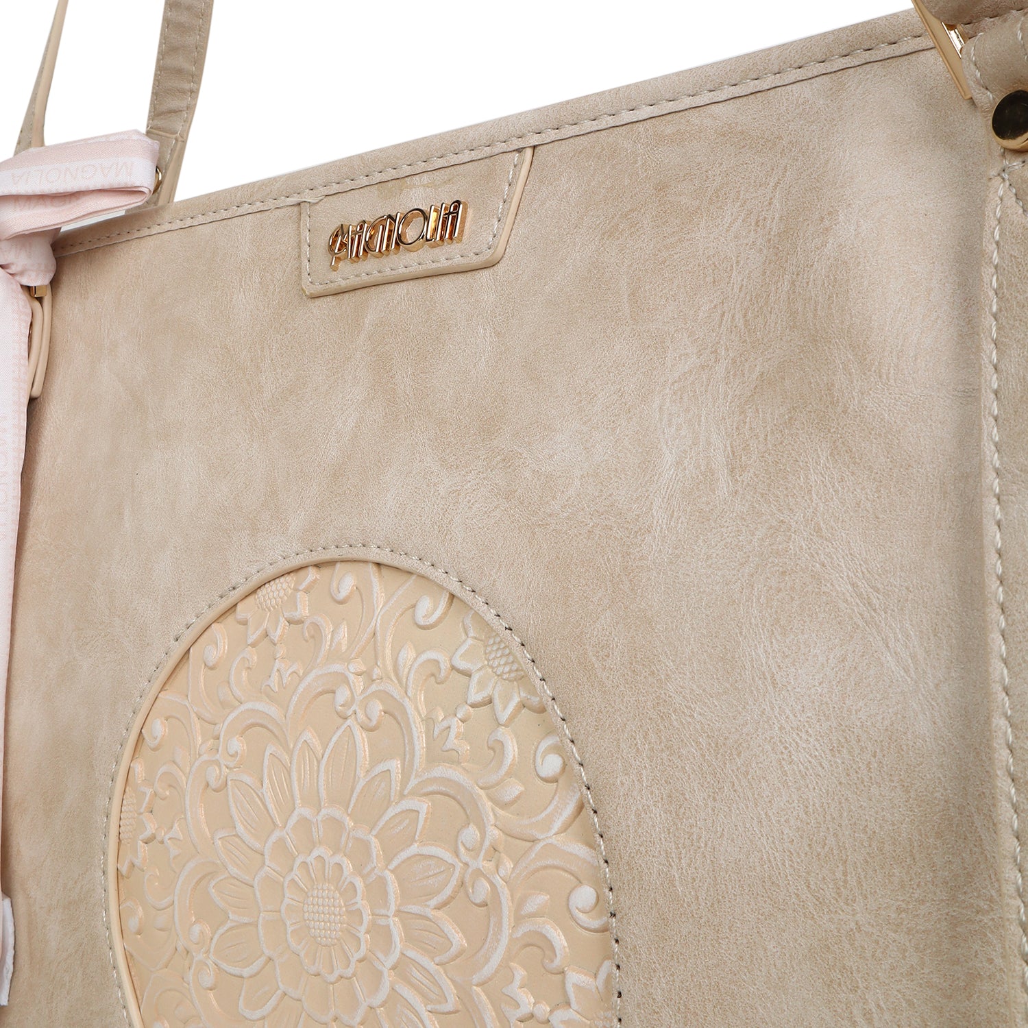 Magnolia Roch Tote Bag Beige