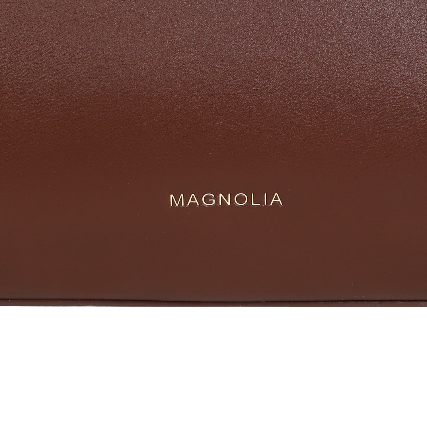 Magnolia Gia Medium Tote Bag Dark Brown