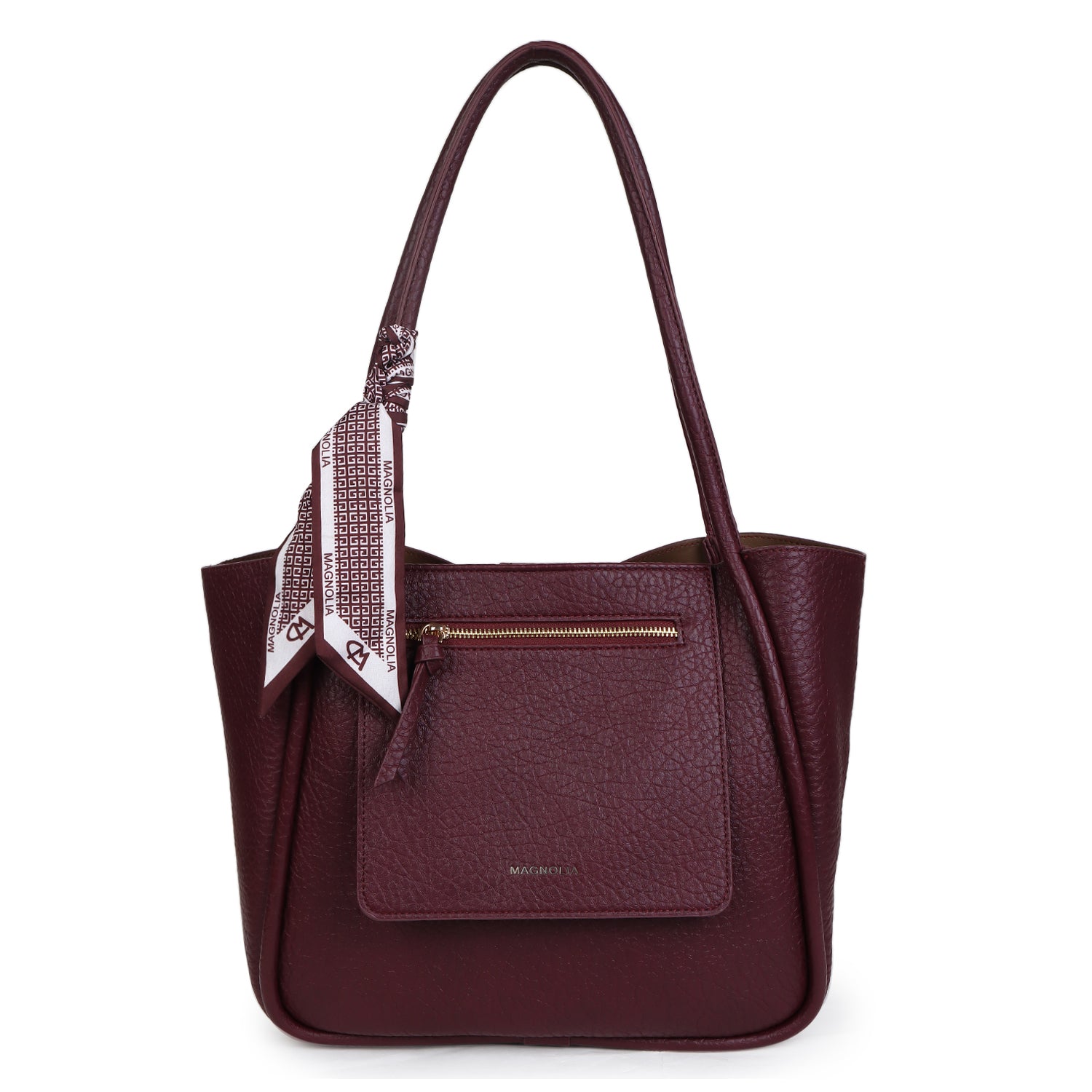 Magnolia Michela Medium Tote Bag Maroon