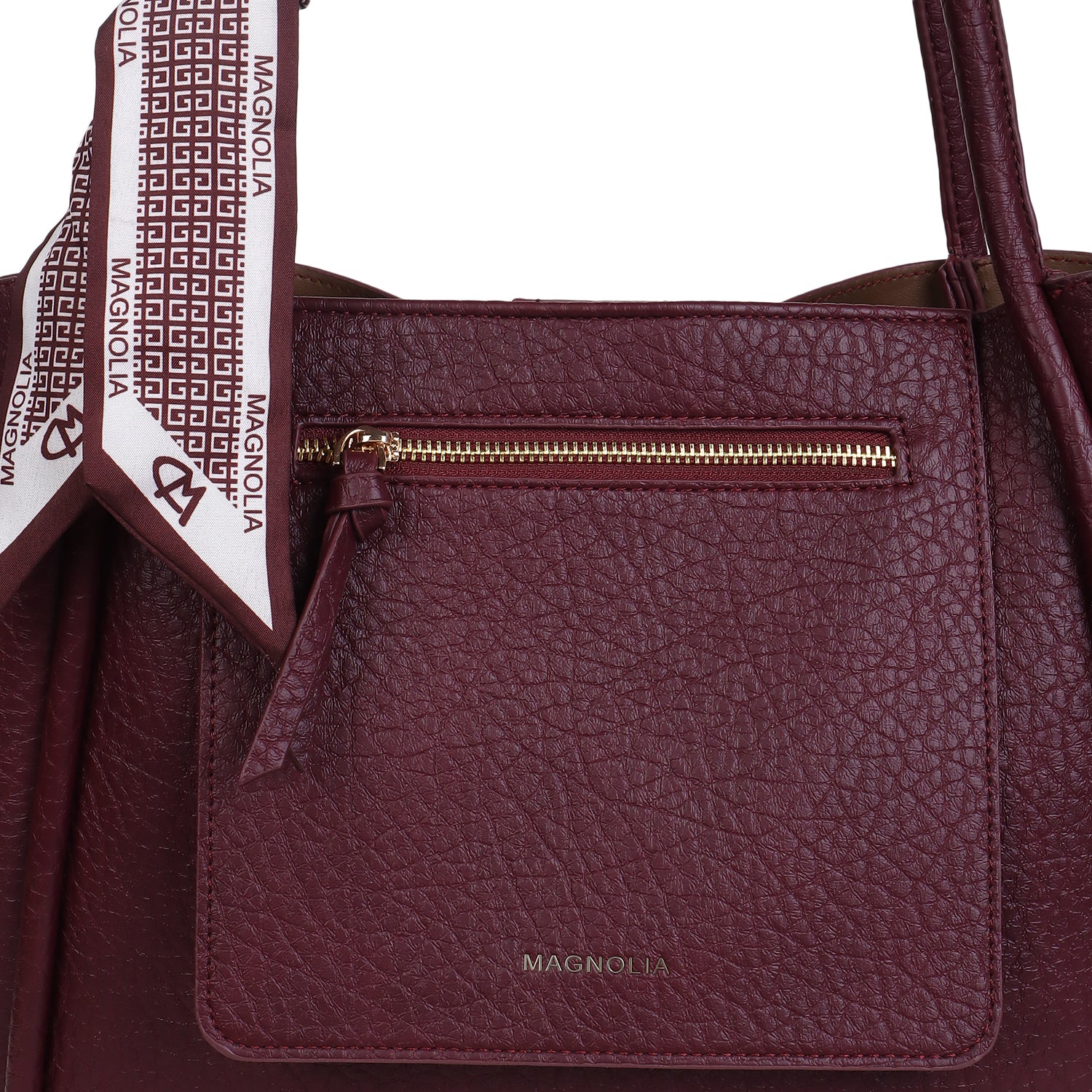 Magnolia Michela Medium Tote Bag Maroon