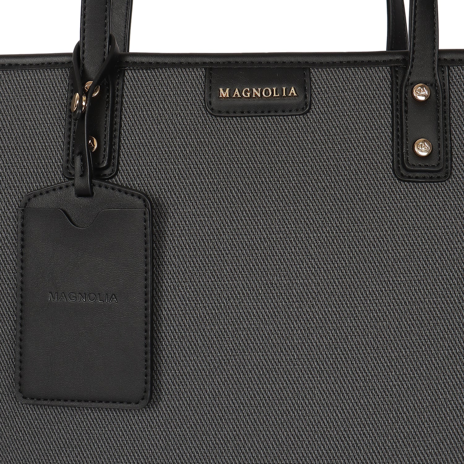 Magnolia Gloria Denim Tote Black