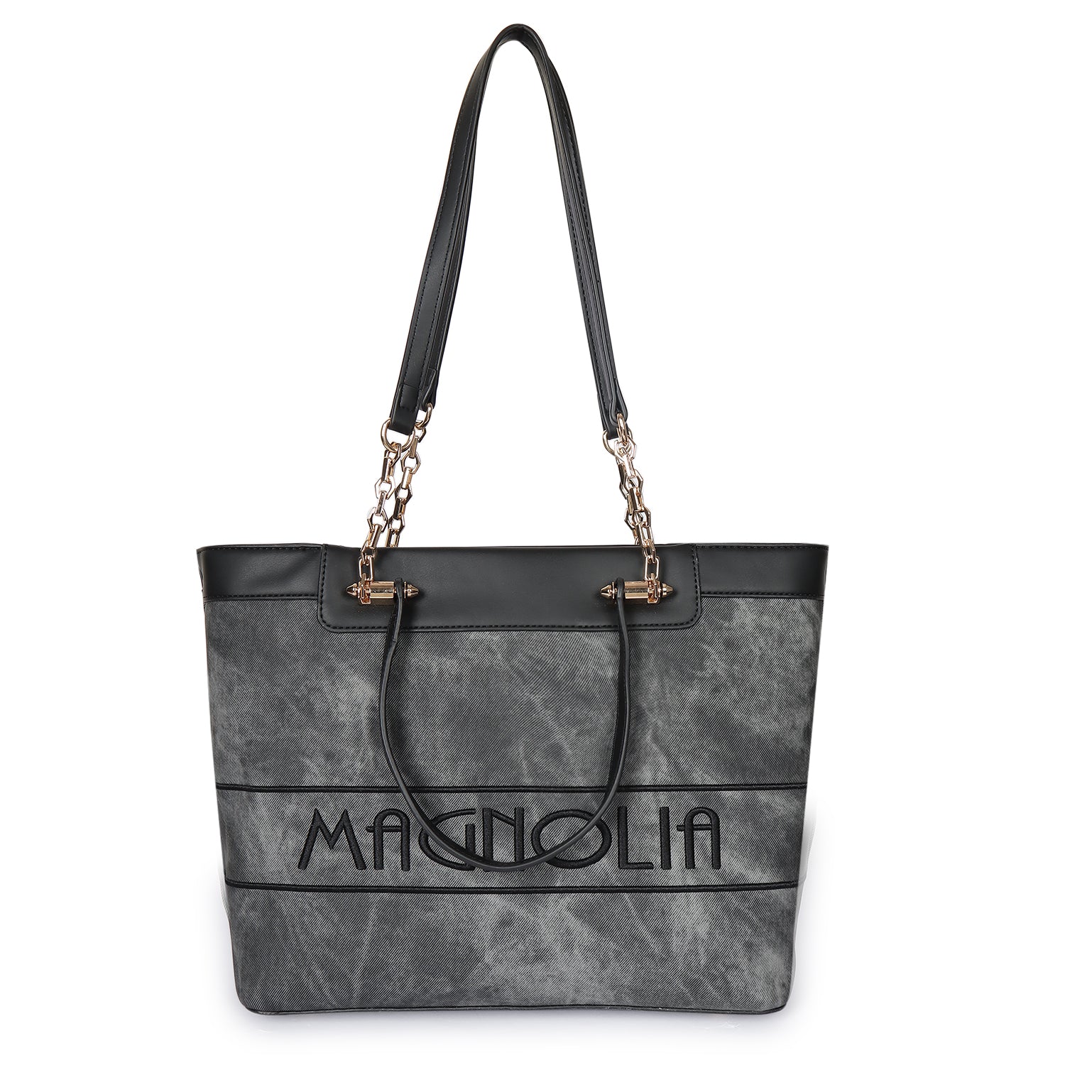 Magnolia Duo Tote Bag Black