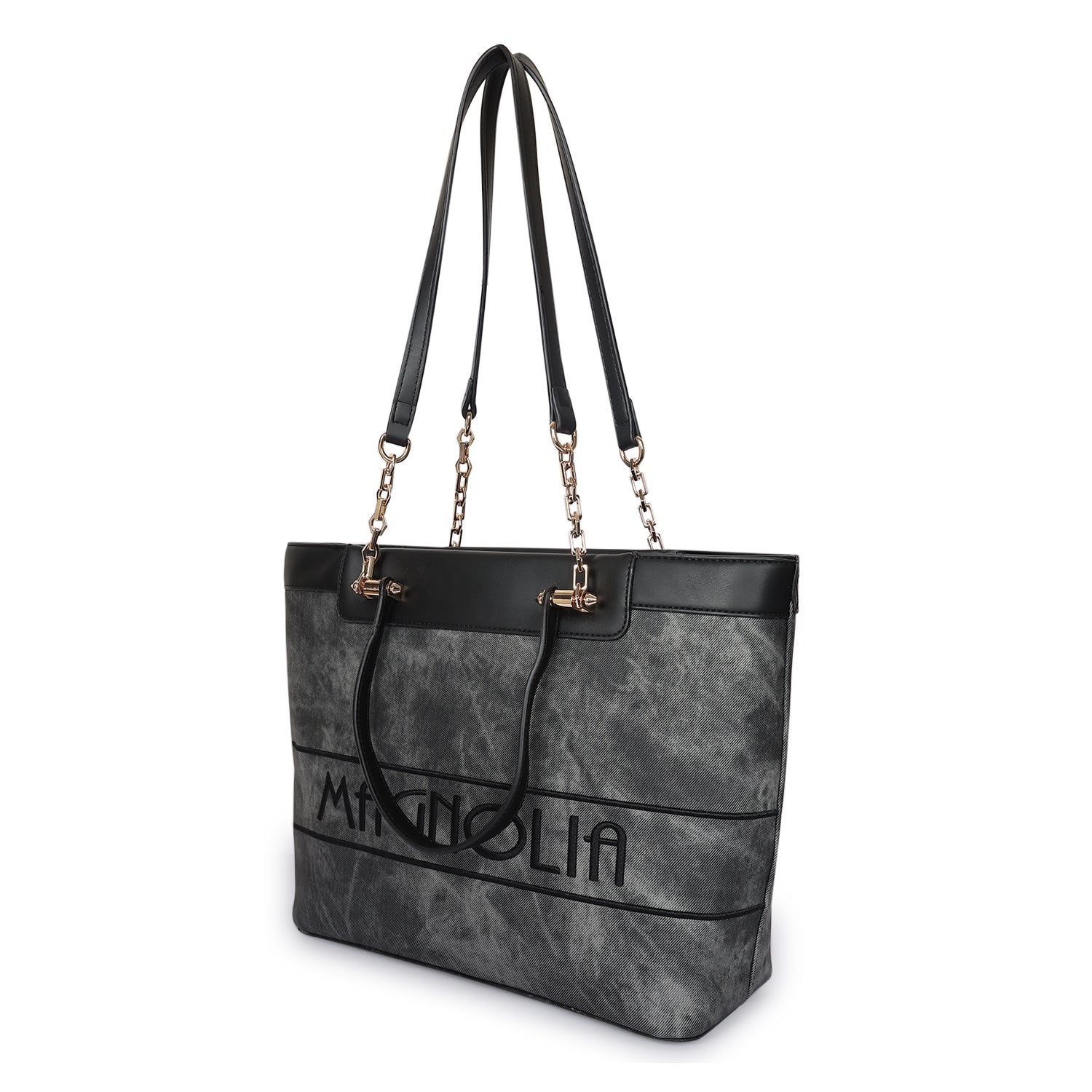 Magnolia Duo Tote Bag Black