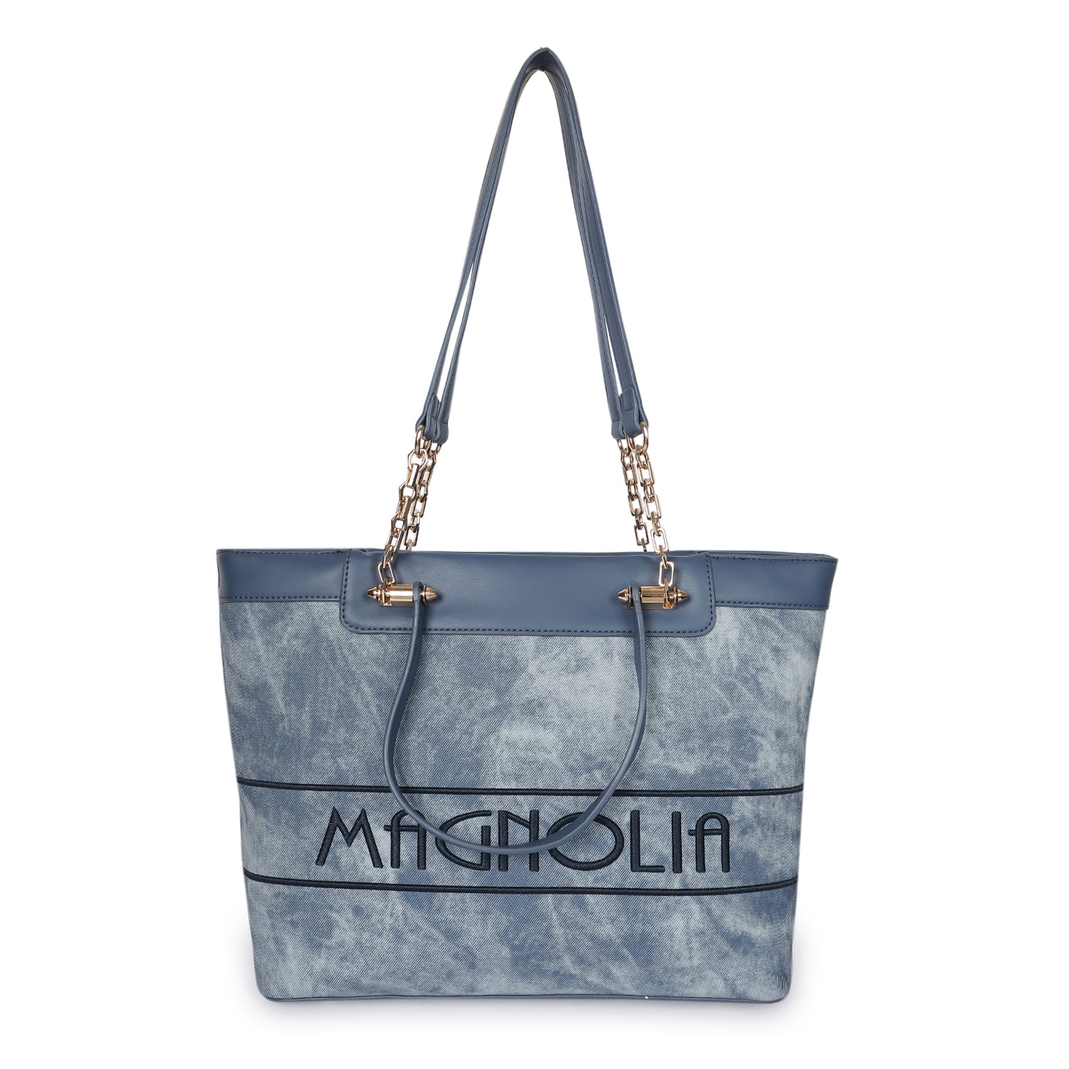 Magnolia Duo Tote Bag Blue