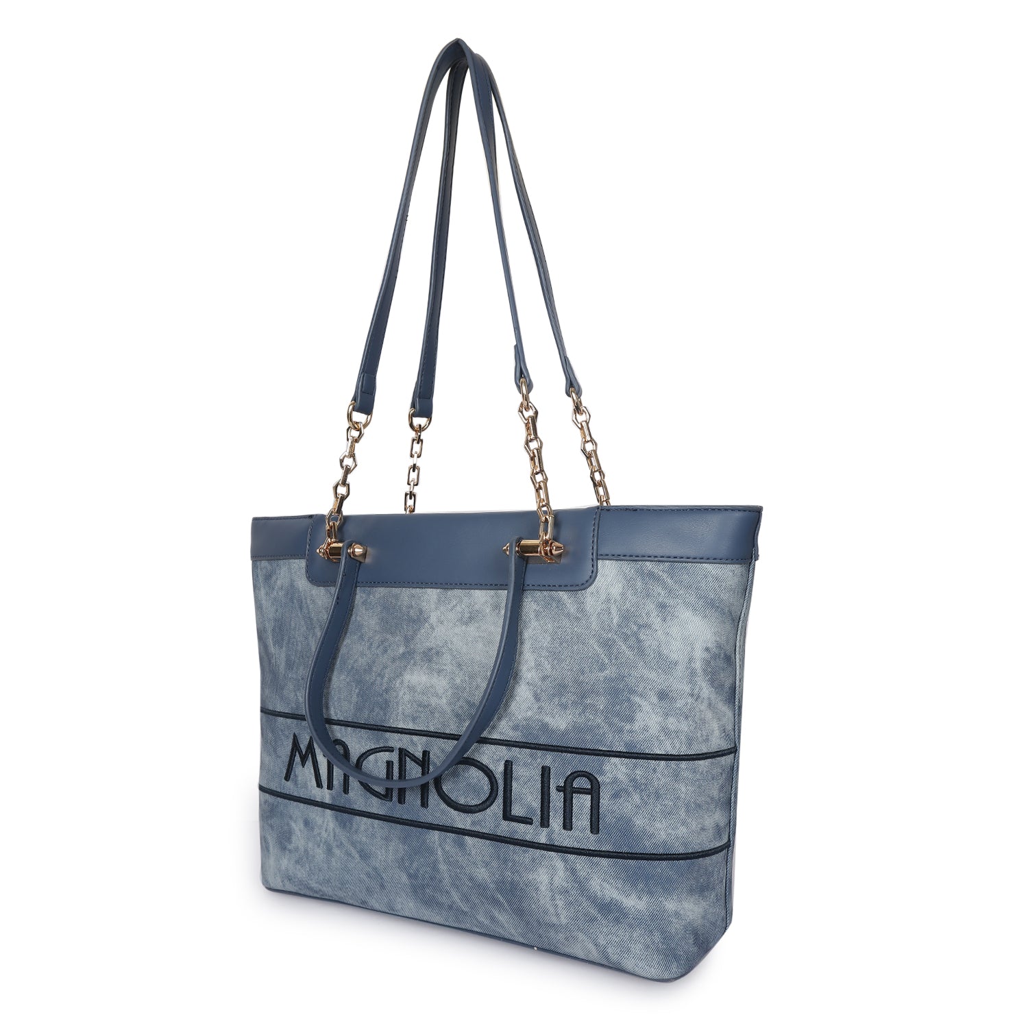 Magnolia Duo Tote Bag Blue