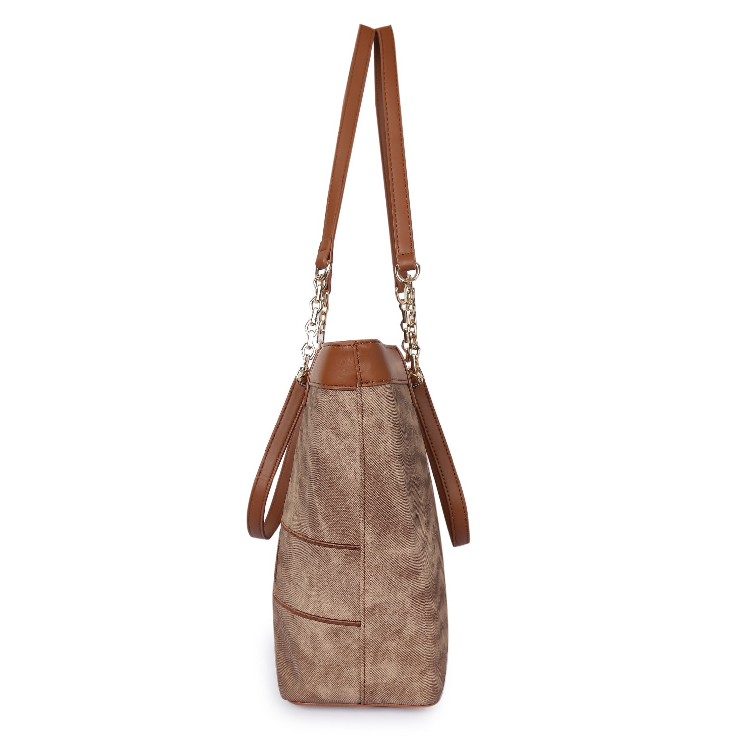 Magnolia Duo Tote Bag Brown