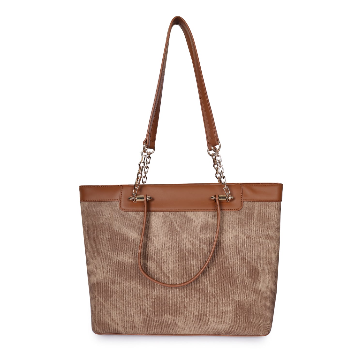 Magnolia Duo Tote Bag Brown