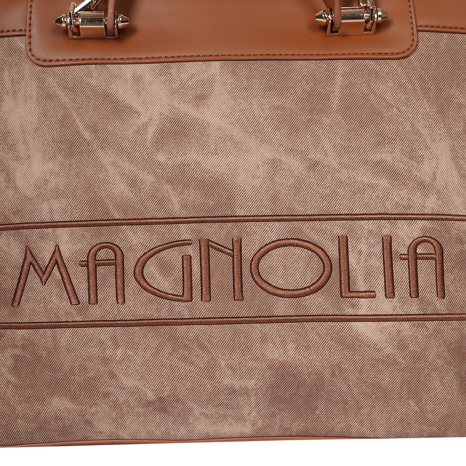 Magnolia Duo Tote Bag Brown