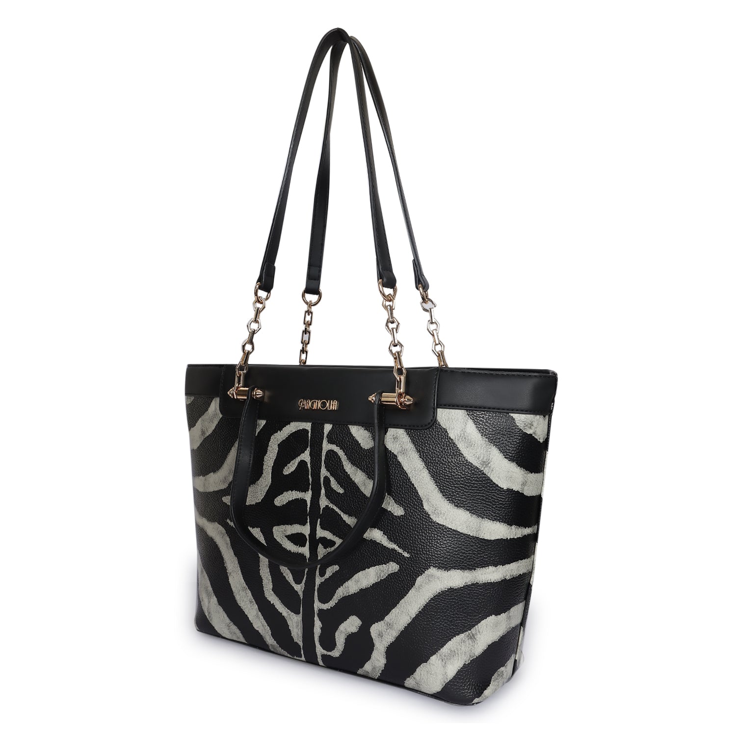 Magnolia Duo Tote Bag Zebra Print