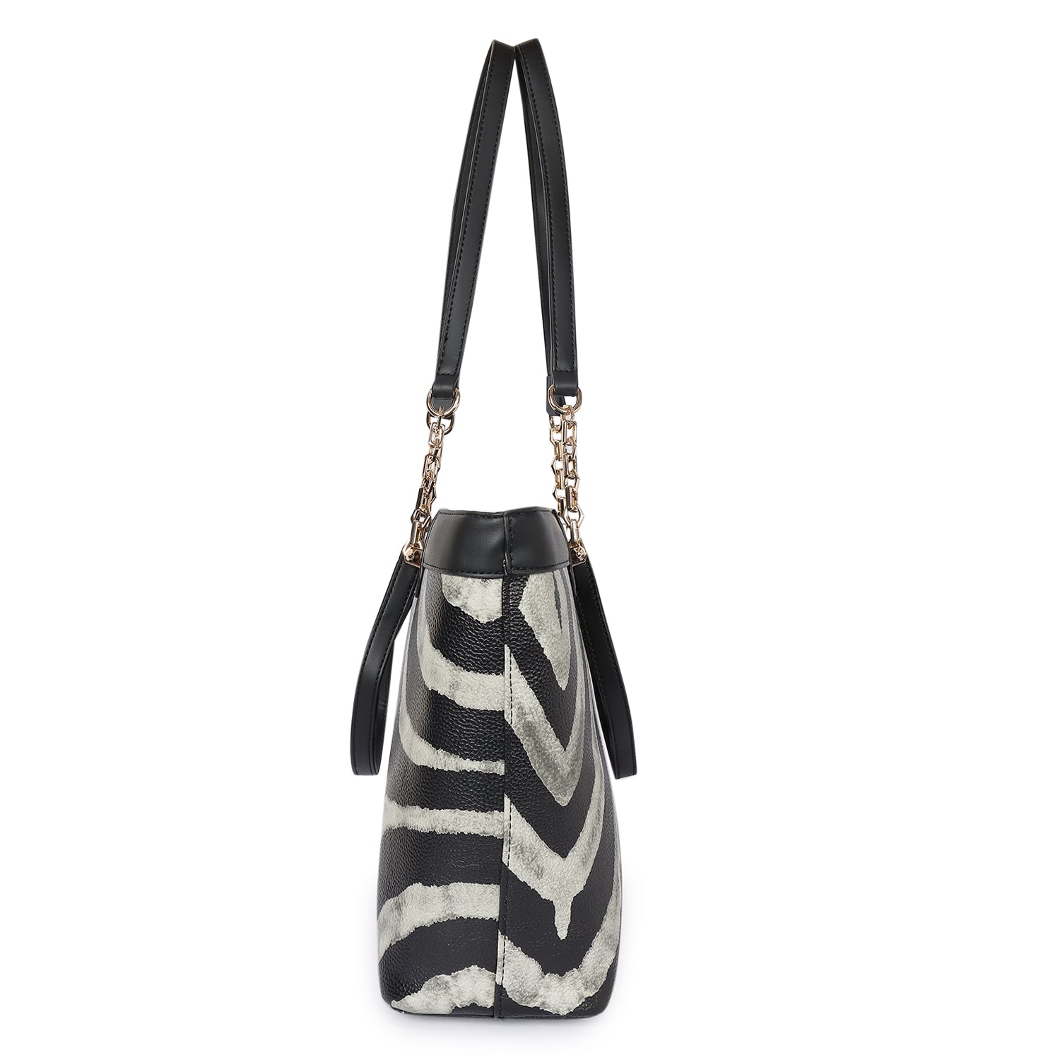 Magnolia Duo Tote Bag Zebra Print