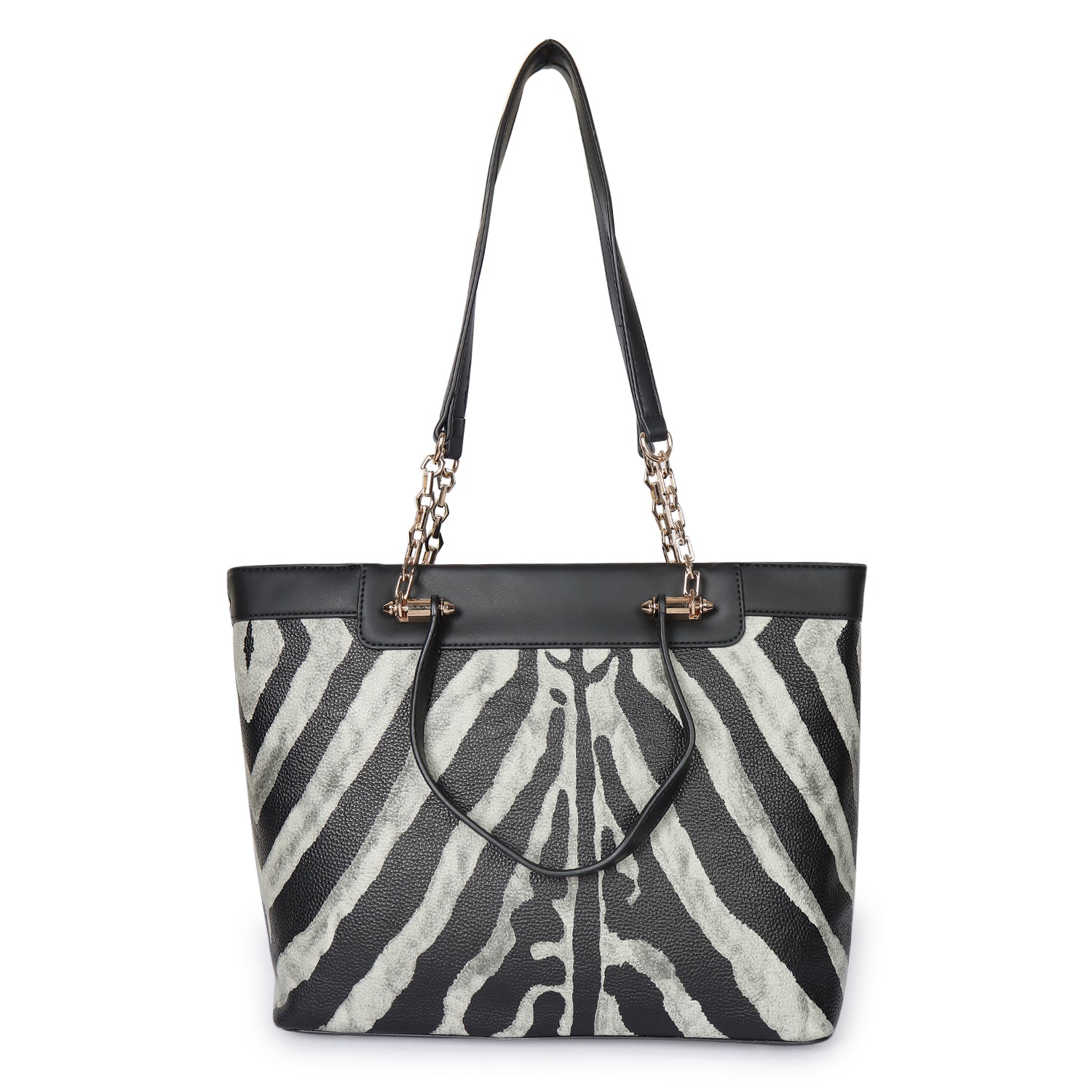 Magnolia Duo Tote Bag Zebra Print