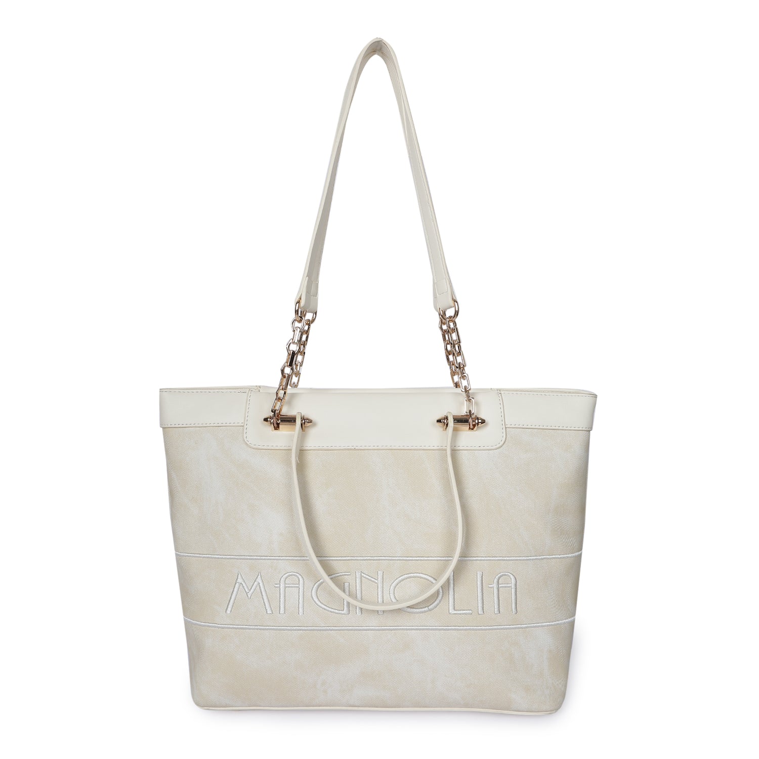 Magnolia Duo Tote Bag White