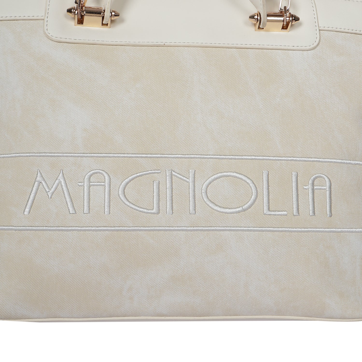 Magnolia Duo Tote Bag White