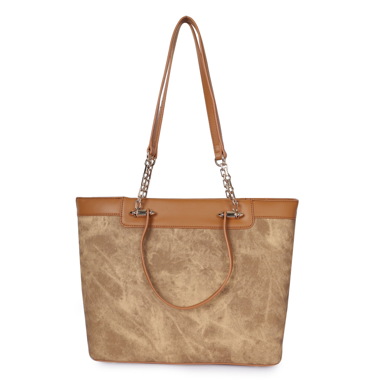 Magnolia Duo Tote Bag Caramel Brown