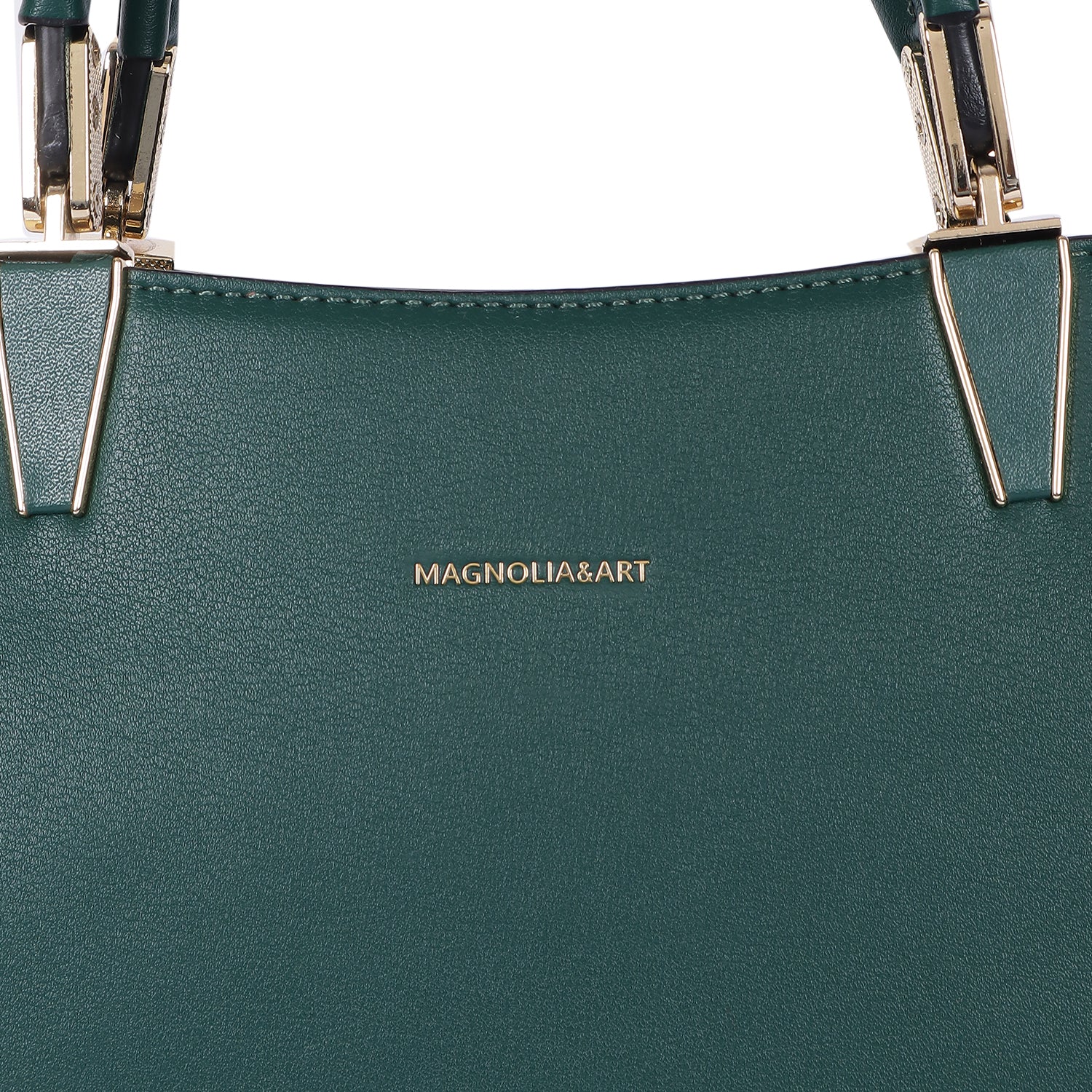 Magnolia Classic Satchel Bag Dark Green