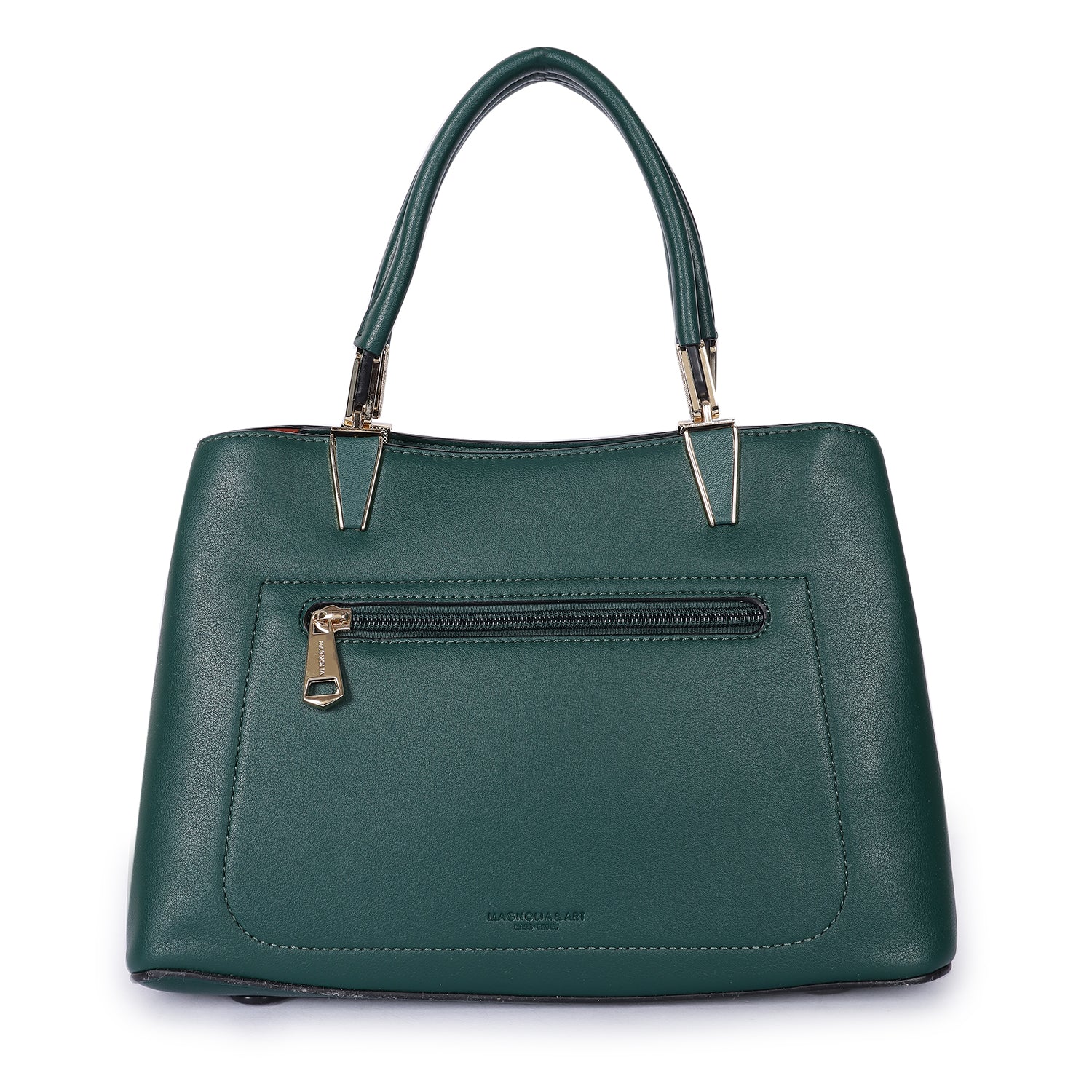 Magnolia Classic Satchel Bag Dark Green