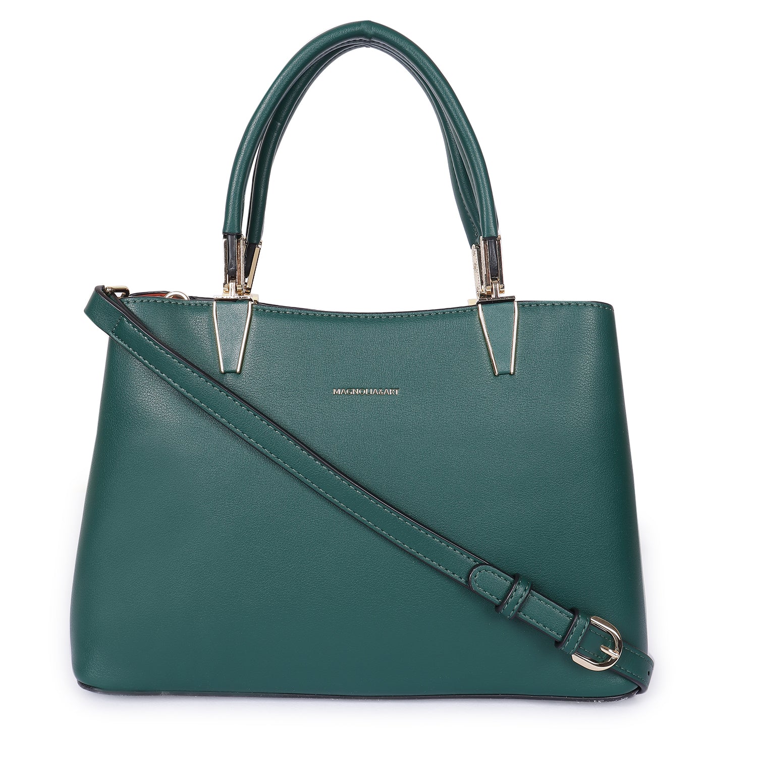 Magnolia Classic Satchel Bag Dark Green