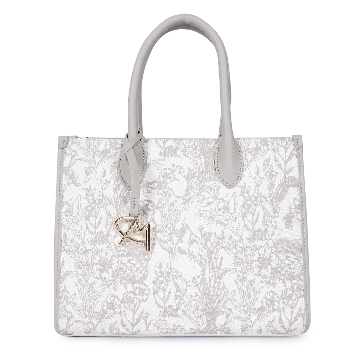 Magnolia Bloom Handbag Gray