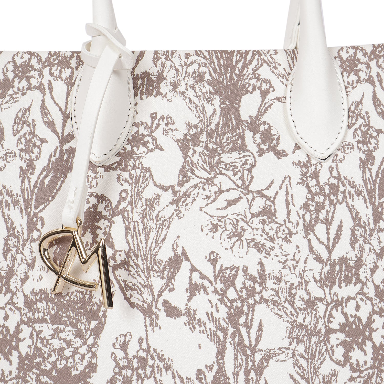 Magnolia Bloom Handbag White