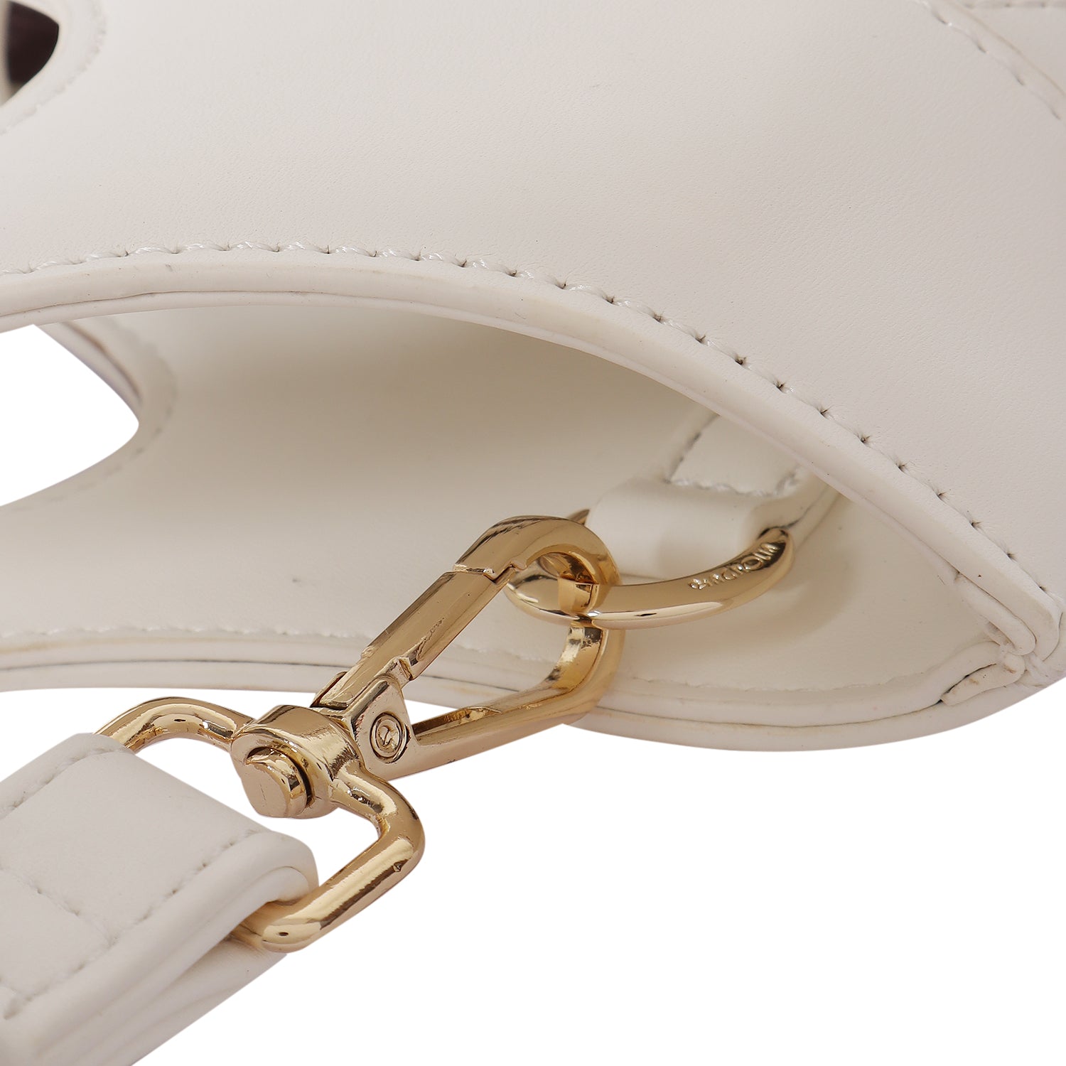 Magnolia Sophia Quilted Bucket Bag White