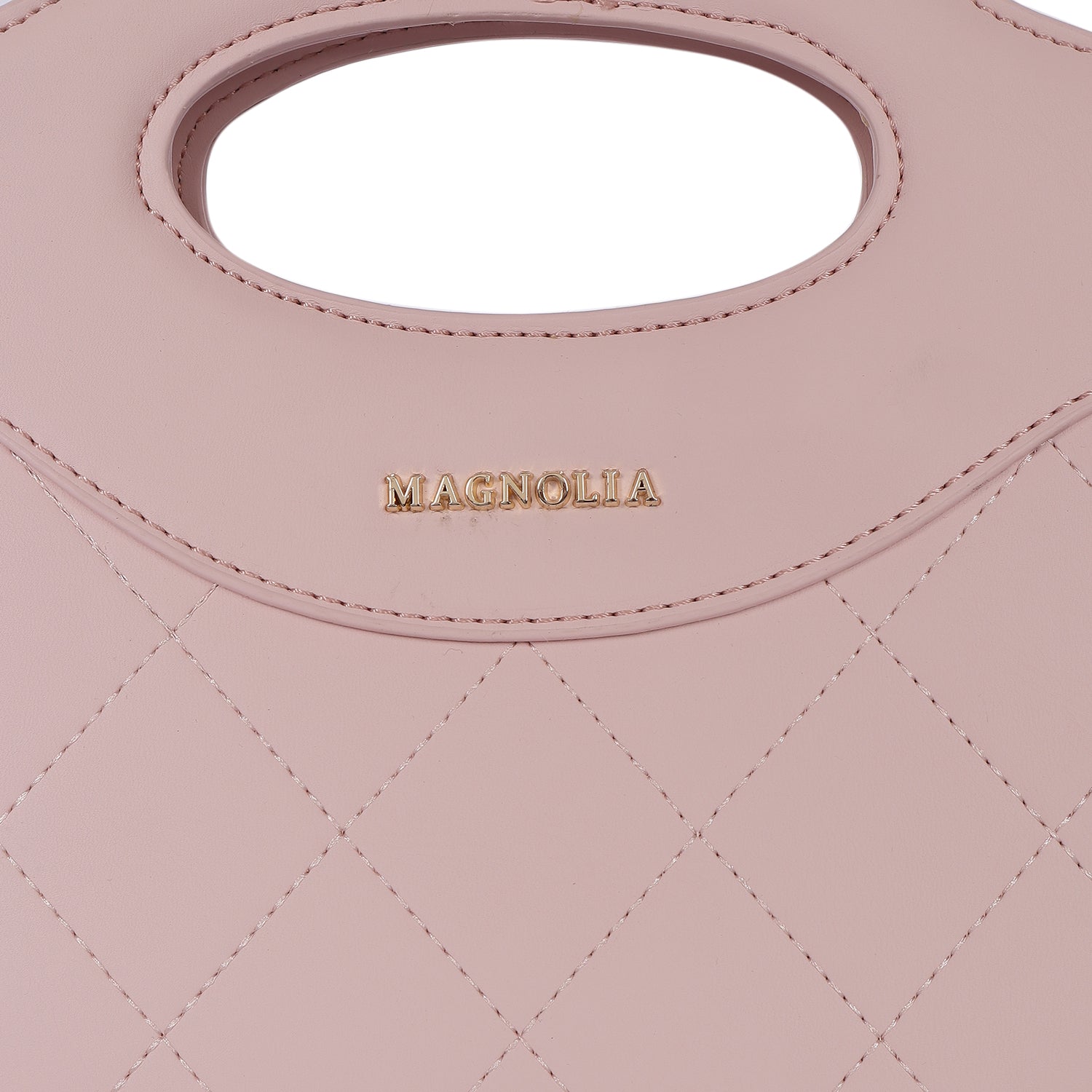 Magnolia Sophia Quilted Bucket Bag Pink