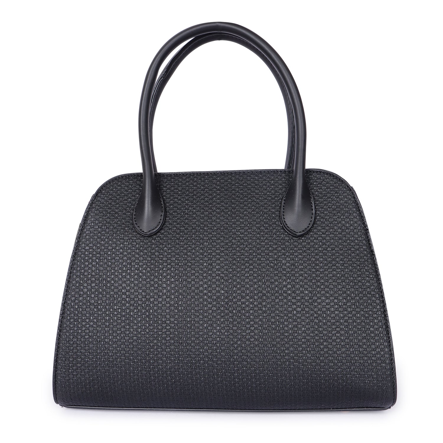 Magnolia Camille Textured Satchel Black