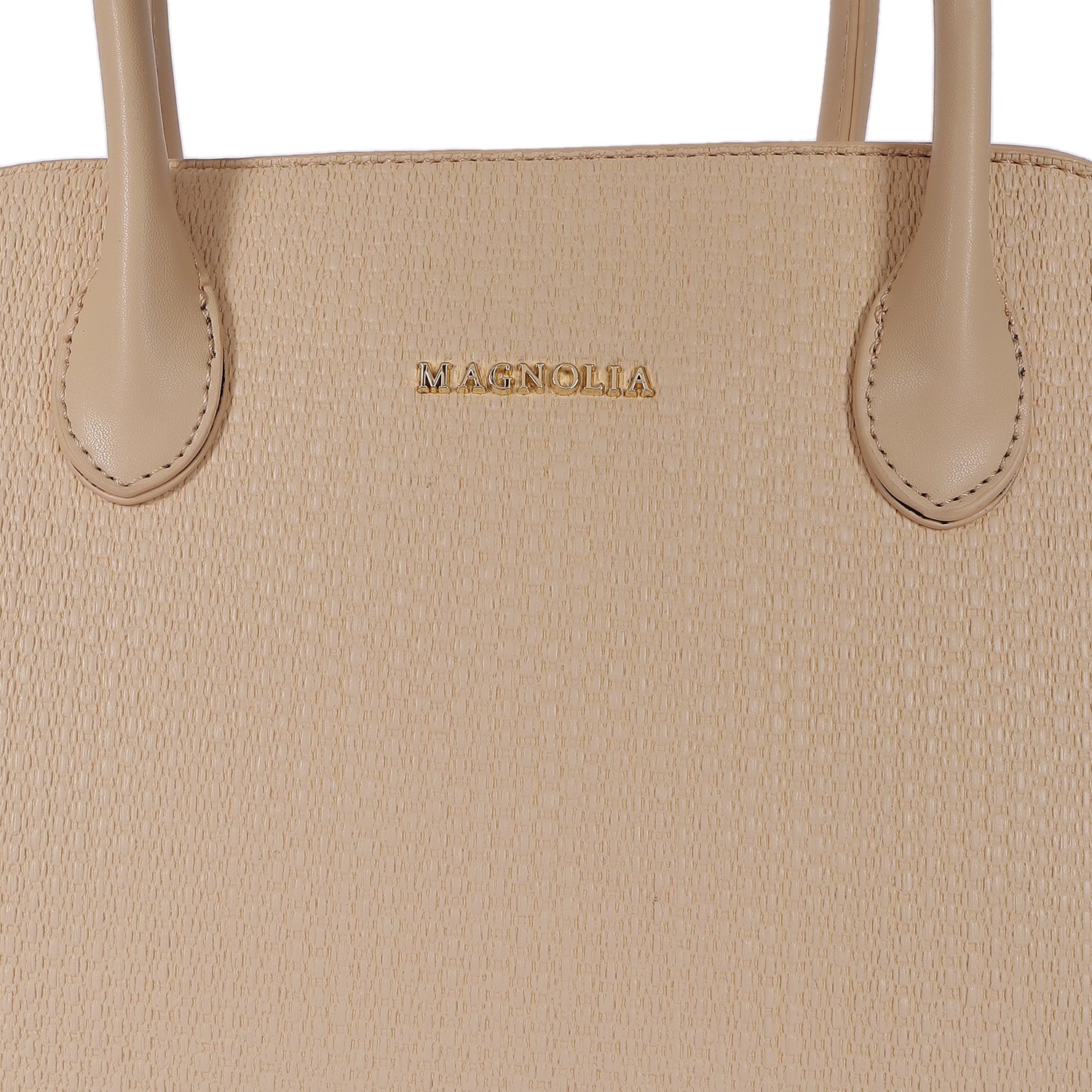 Magnolia Camille Textured Satchel Beige