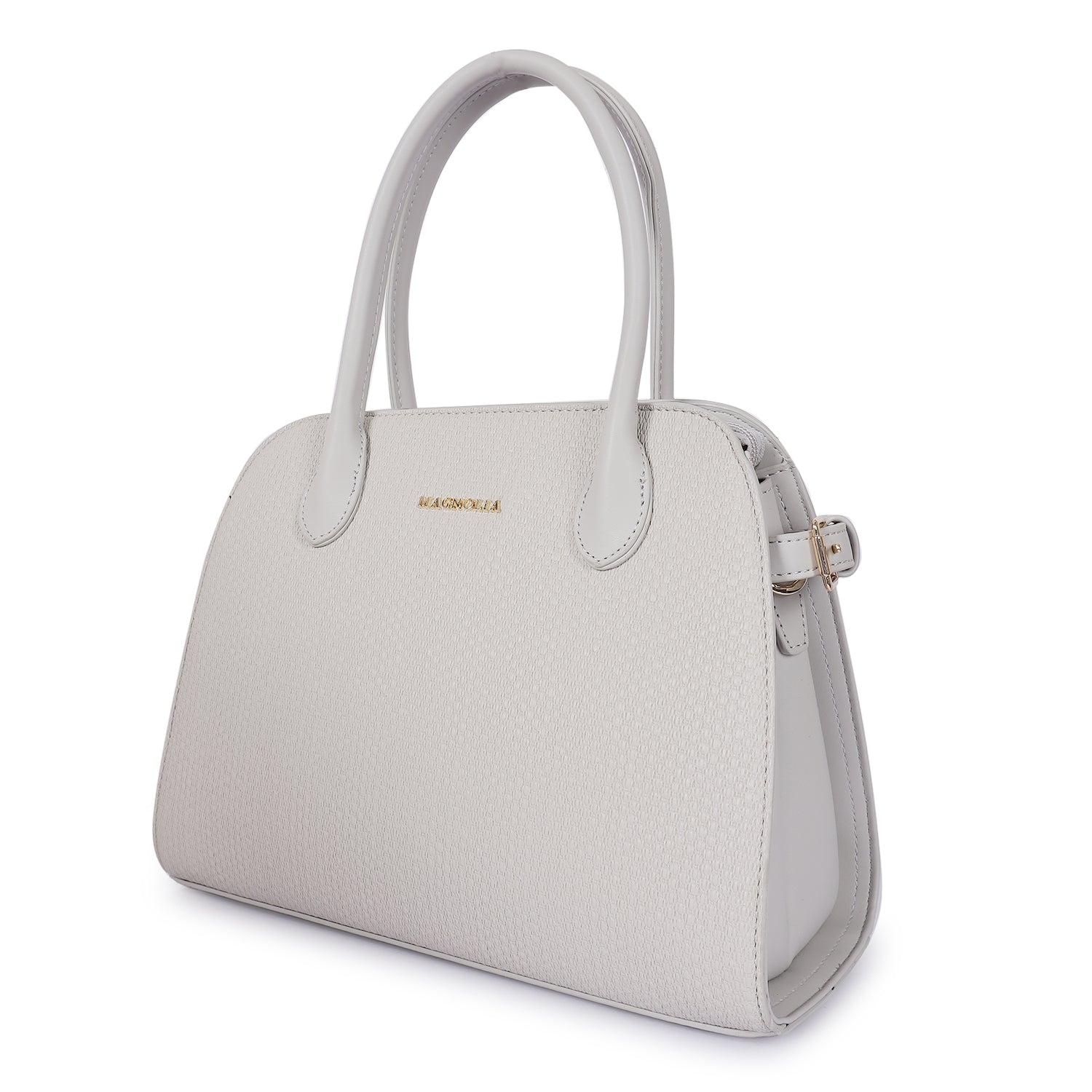 Magnolia Camille Textured Satchel Gray