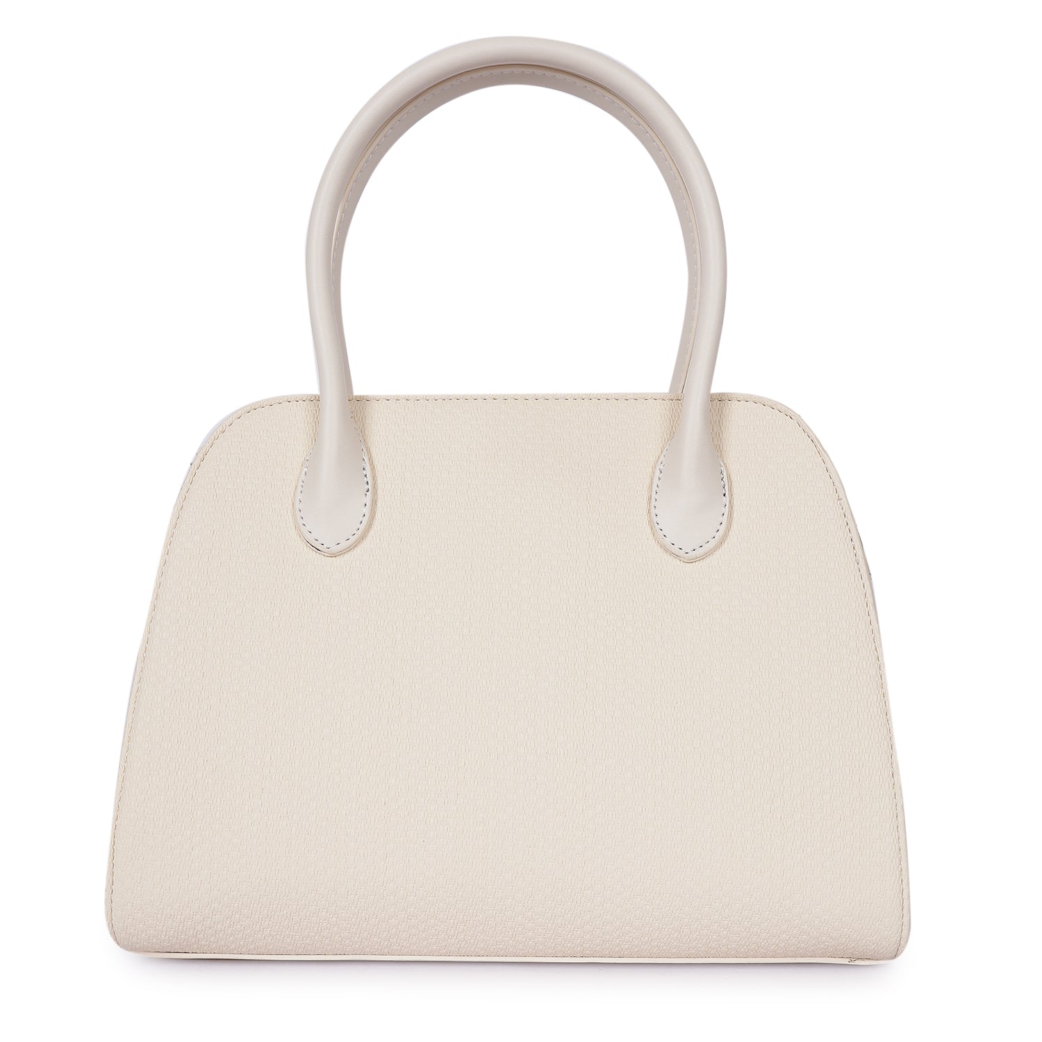 Magnolia Camille Textured Satchel White