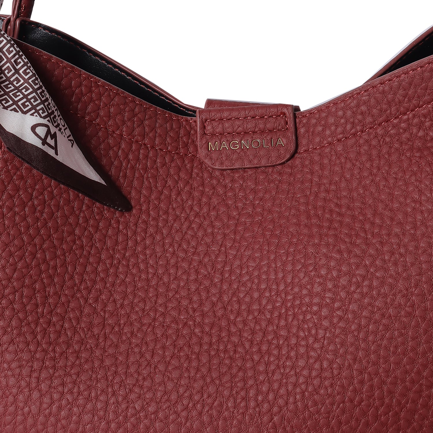 Magnolia Alex Tote Bag Dark Red