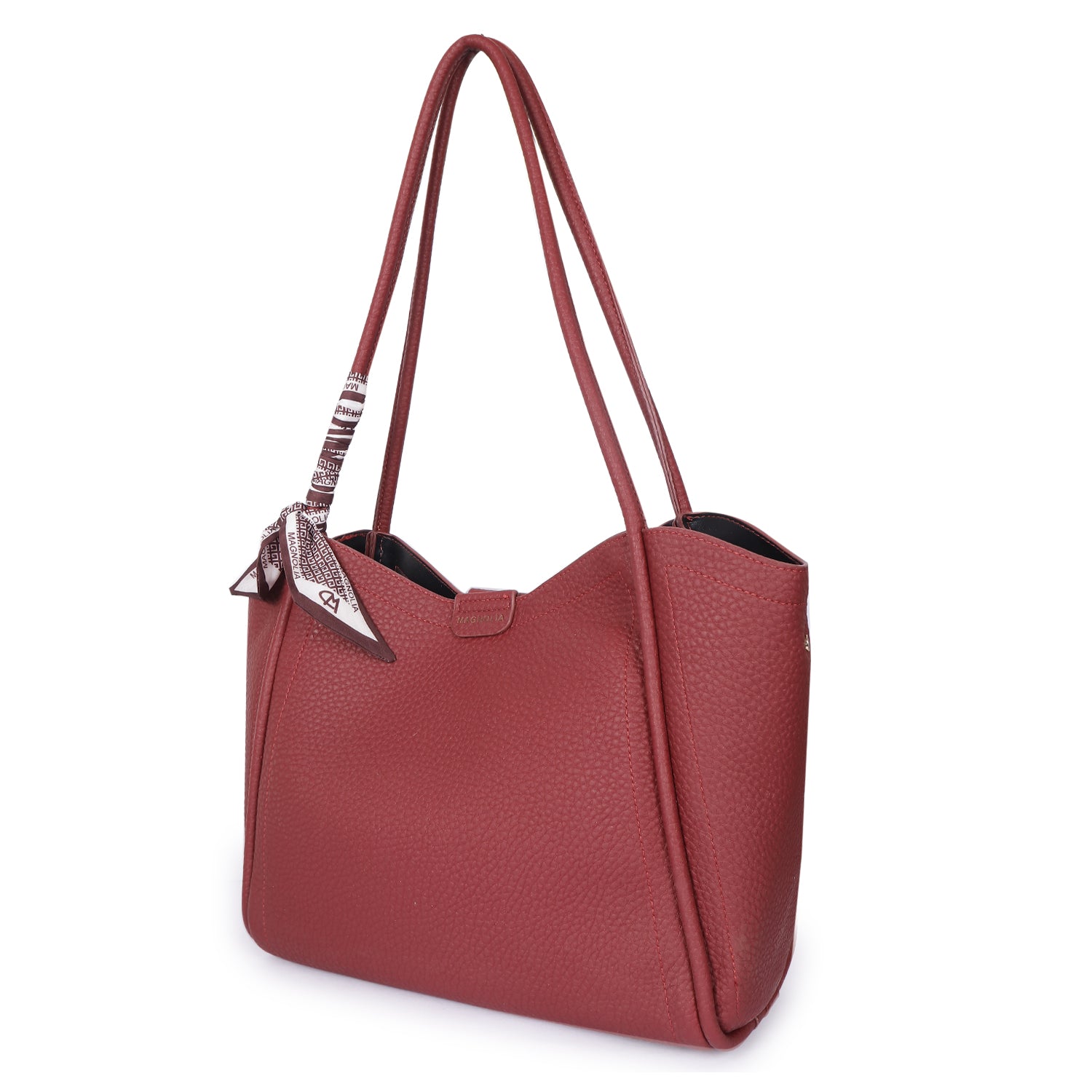 Magnolia Alex Tote Bag Dark Red