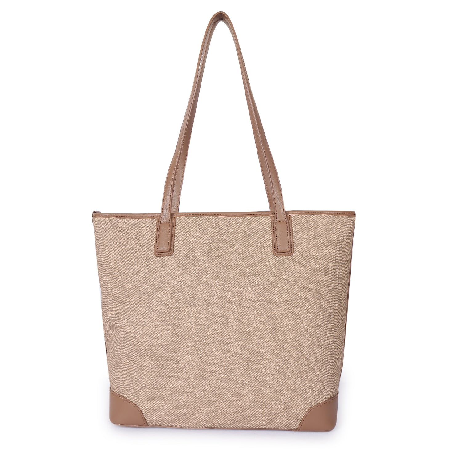 Magnolia Gloria Denim Tote Caramel Brown