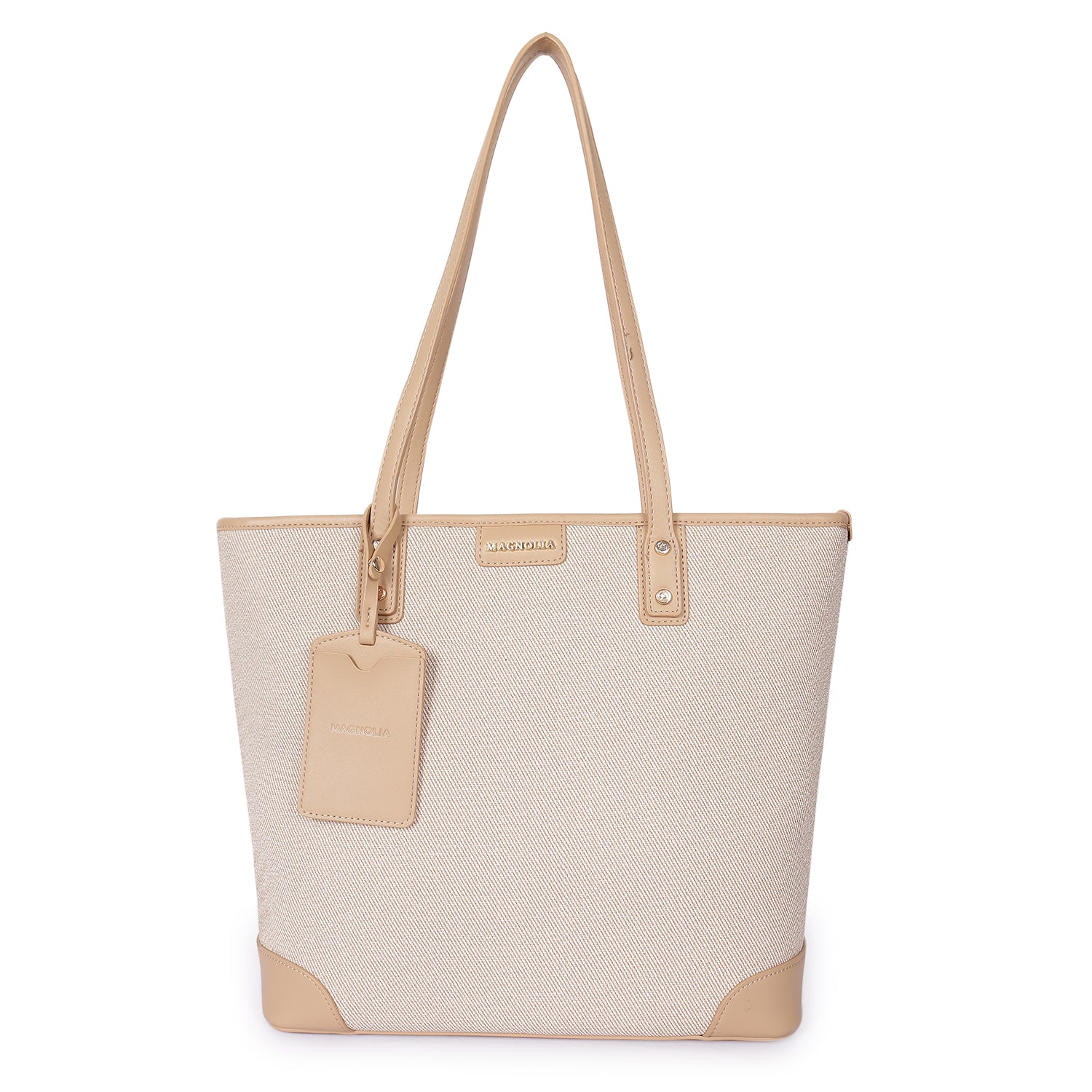 Magnolia Gloria Denim Tote Beige