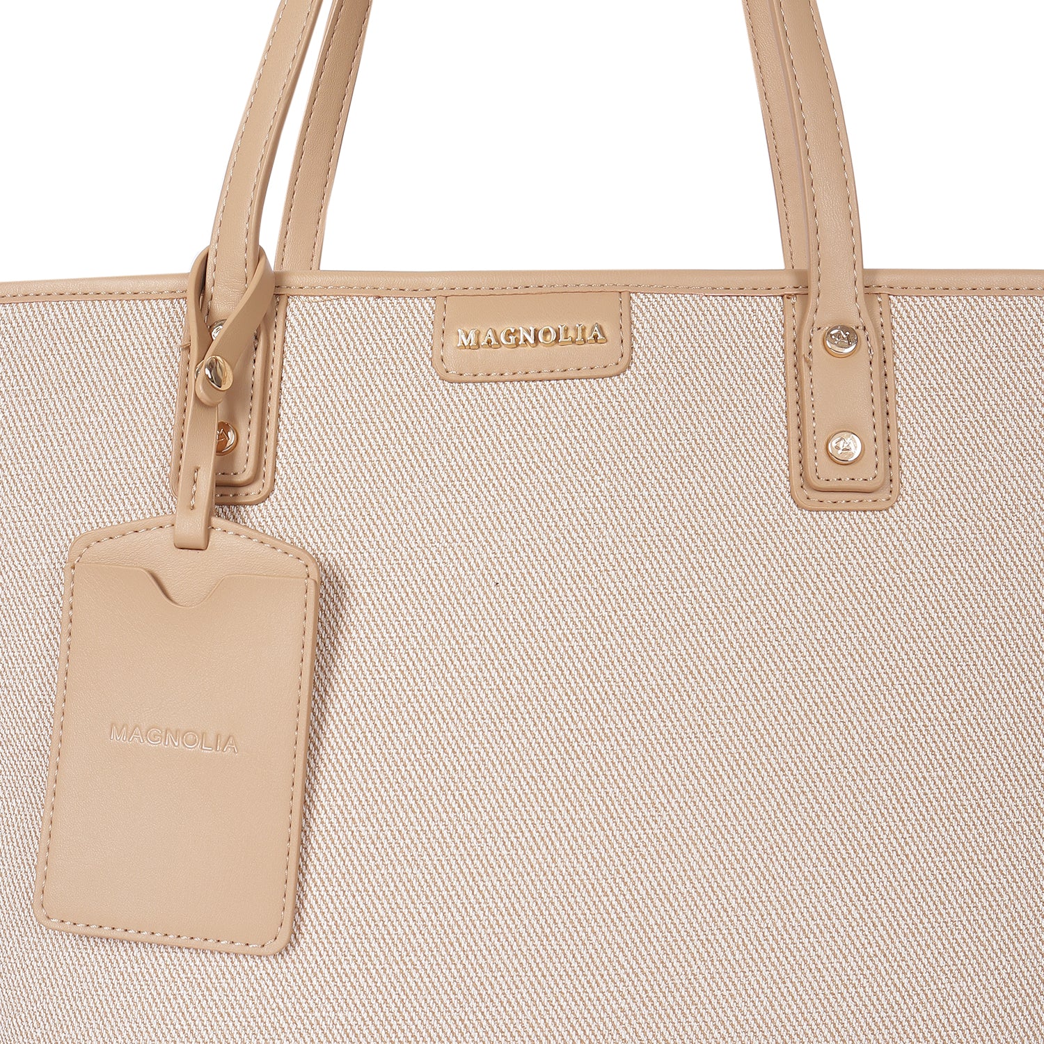 Magnolia Gloria Denim Tote Beige