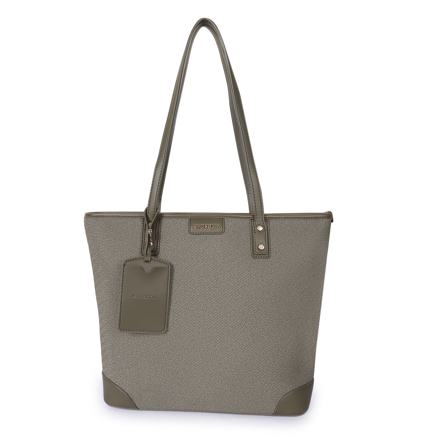 Magnolia Gloria Denim Tote Moss Green